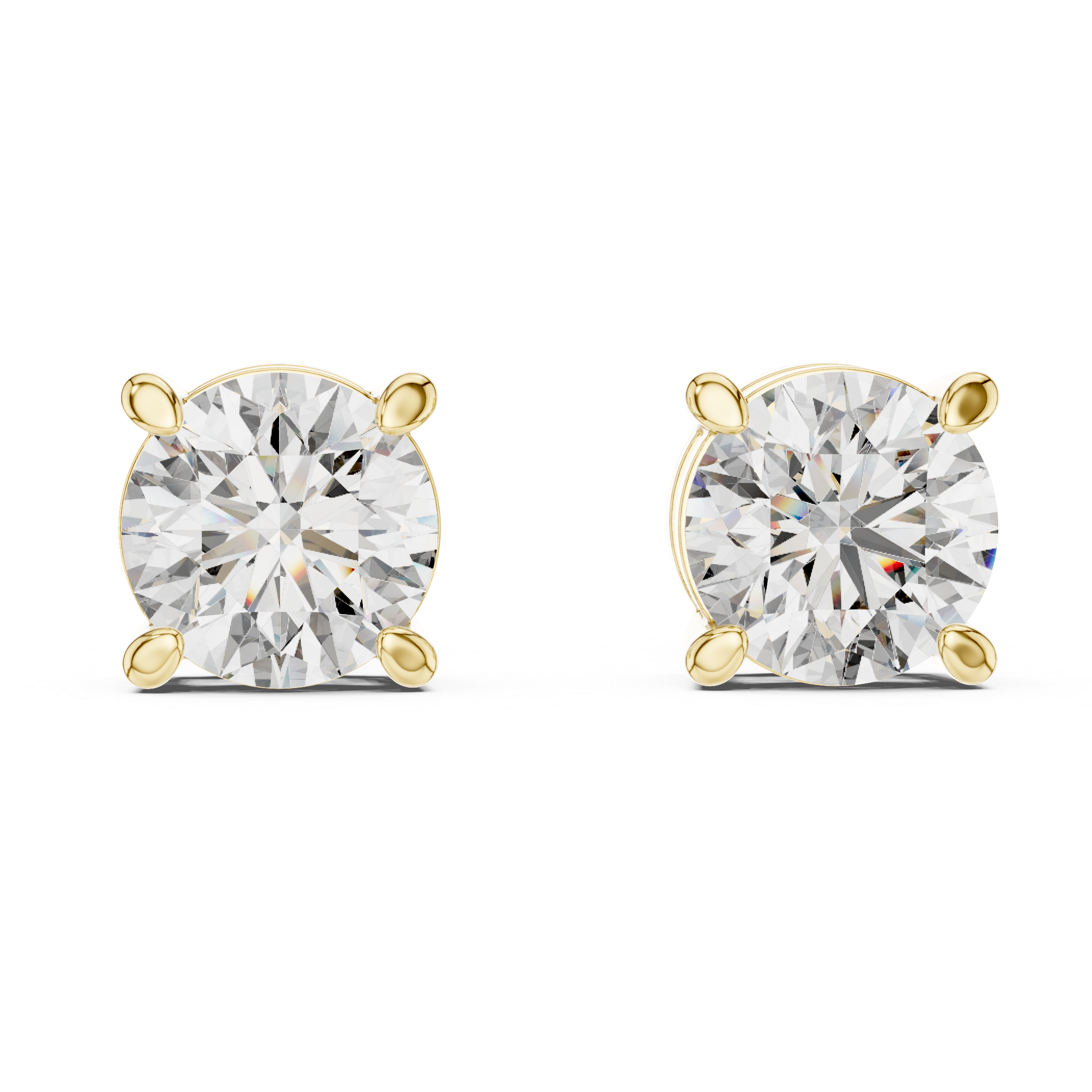 Classic Solitaire Diamond Studs