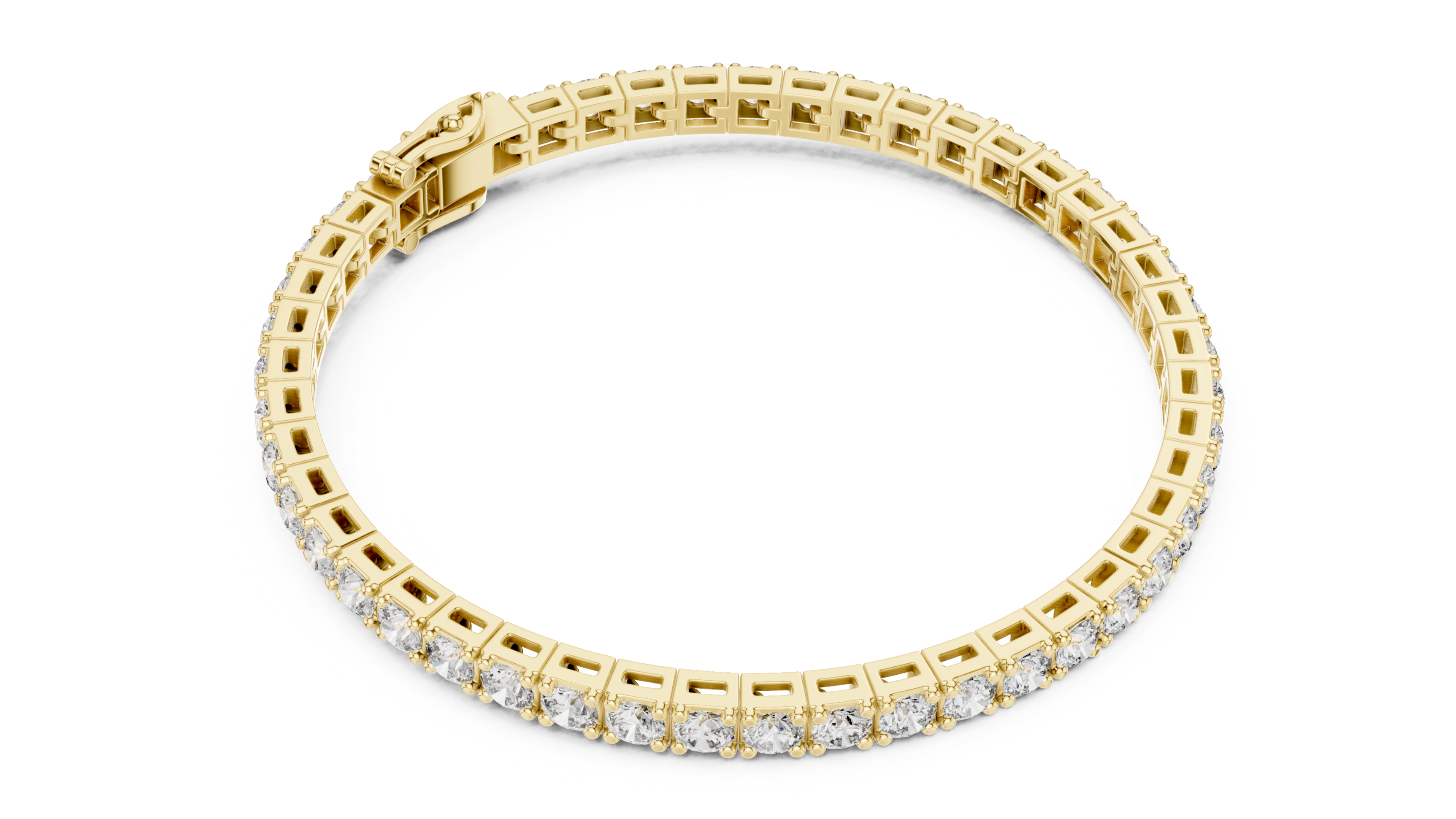 Dazzle Line Ros‚ Bracelet