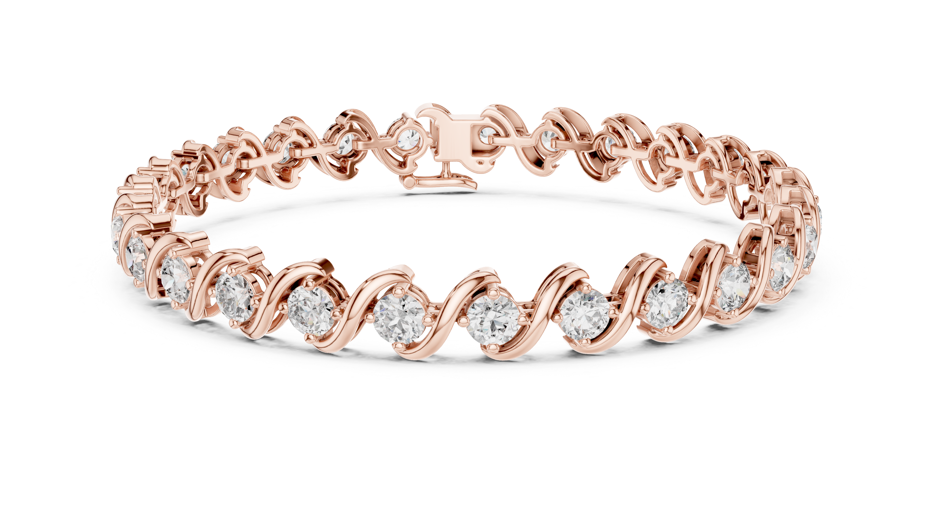 Waves of Brilliance Bracelet