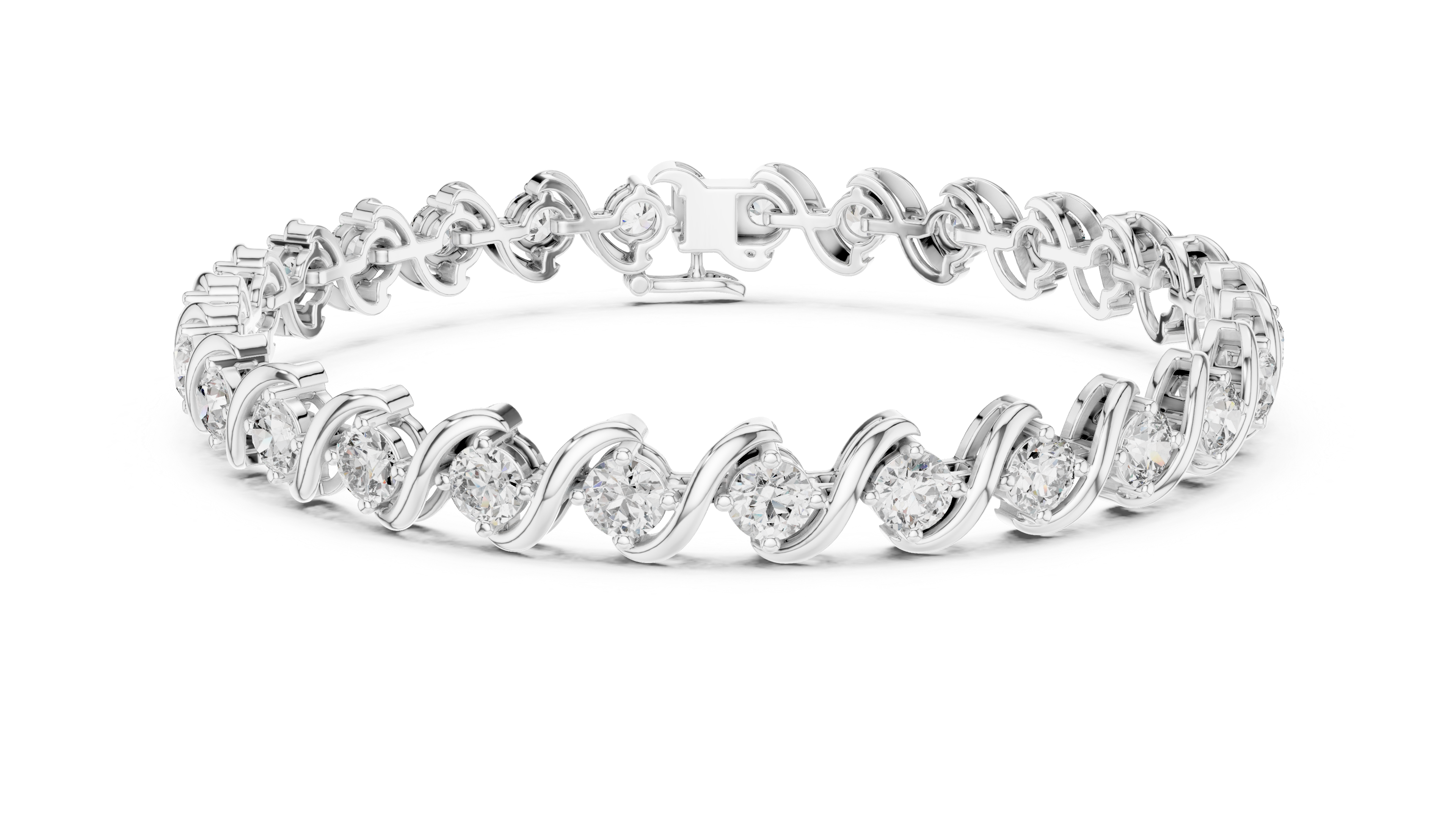 Waves of Brilliance Bracelet