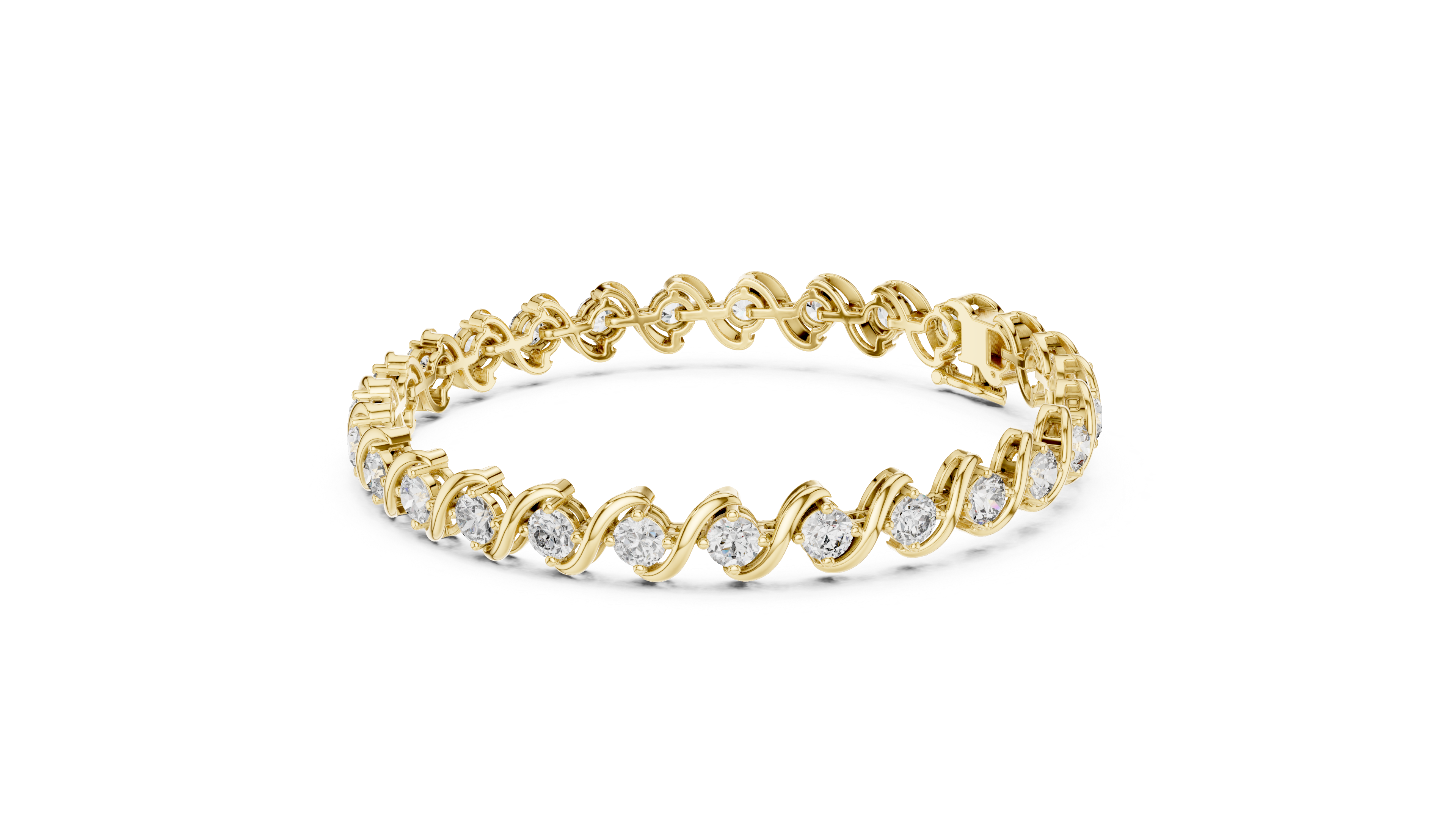 Waves of Brilliance Bracelet