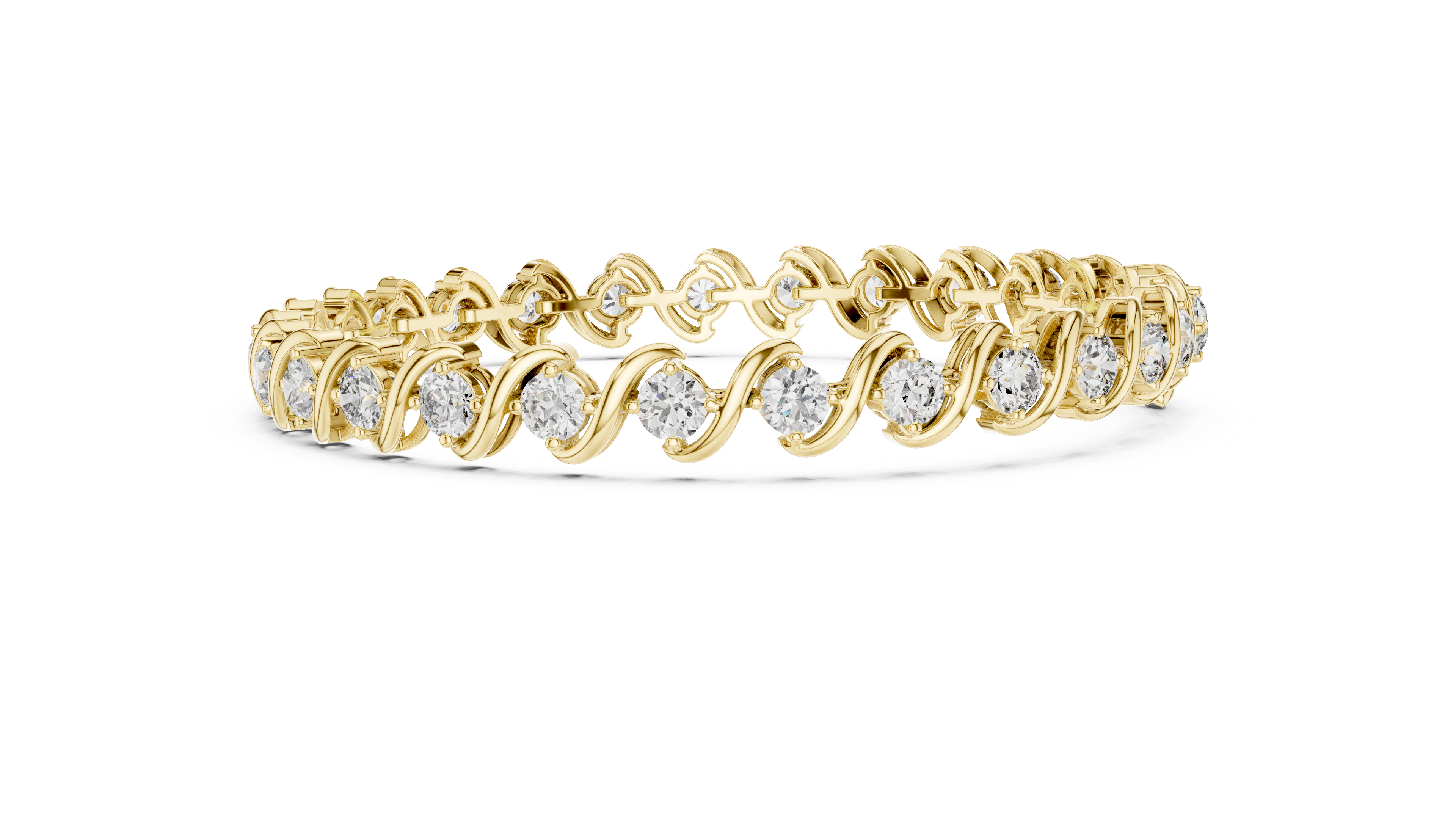 Waves of Brilliance Bracelet