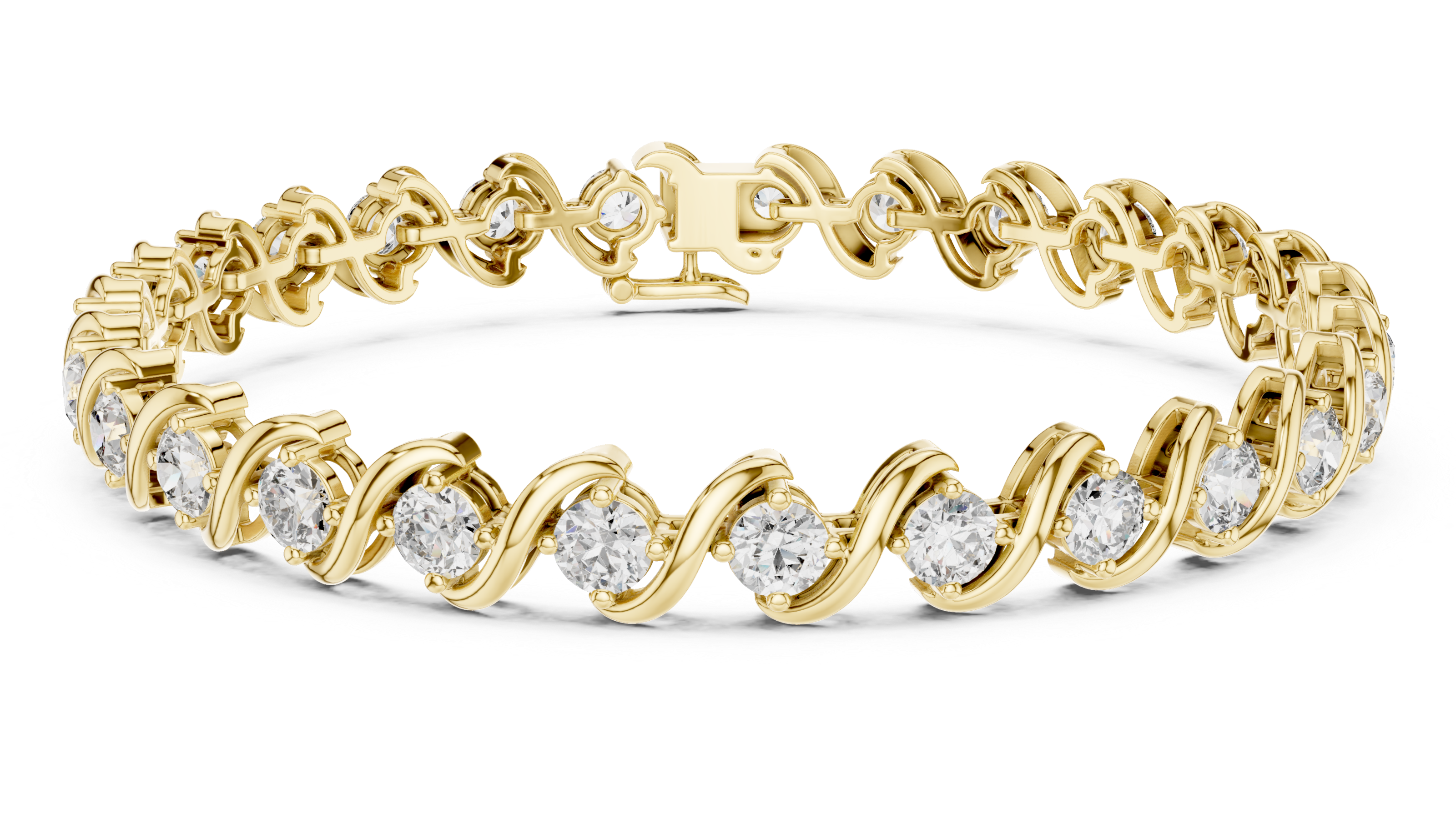 Waves of Brilliance Bracelet