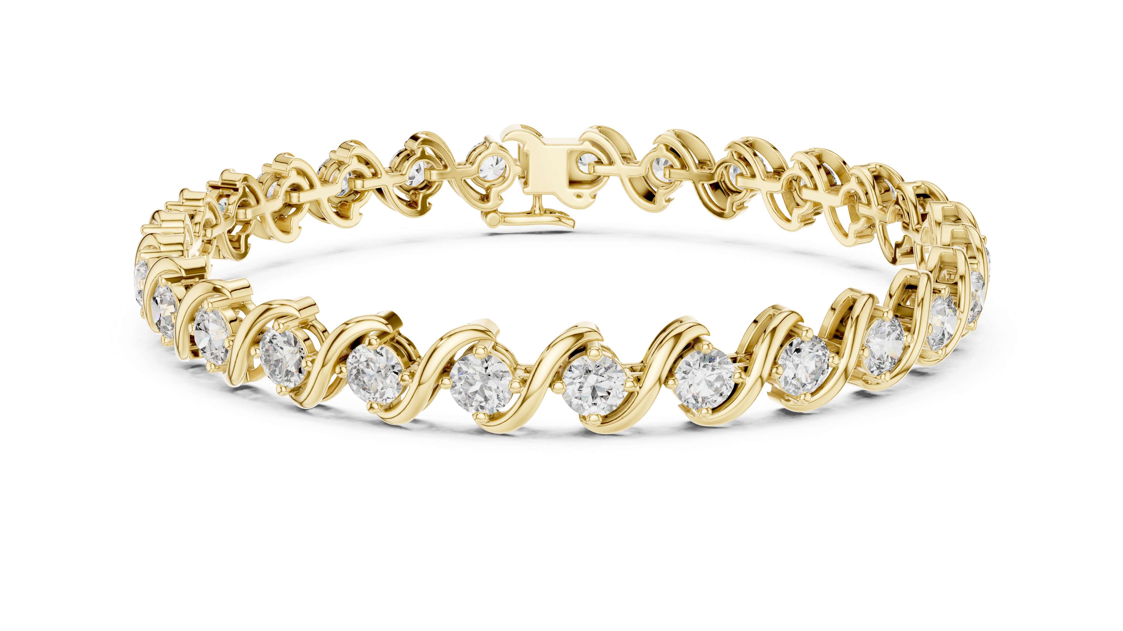 Waves of Brilliance Bracelet