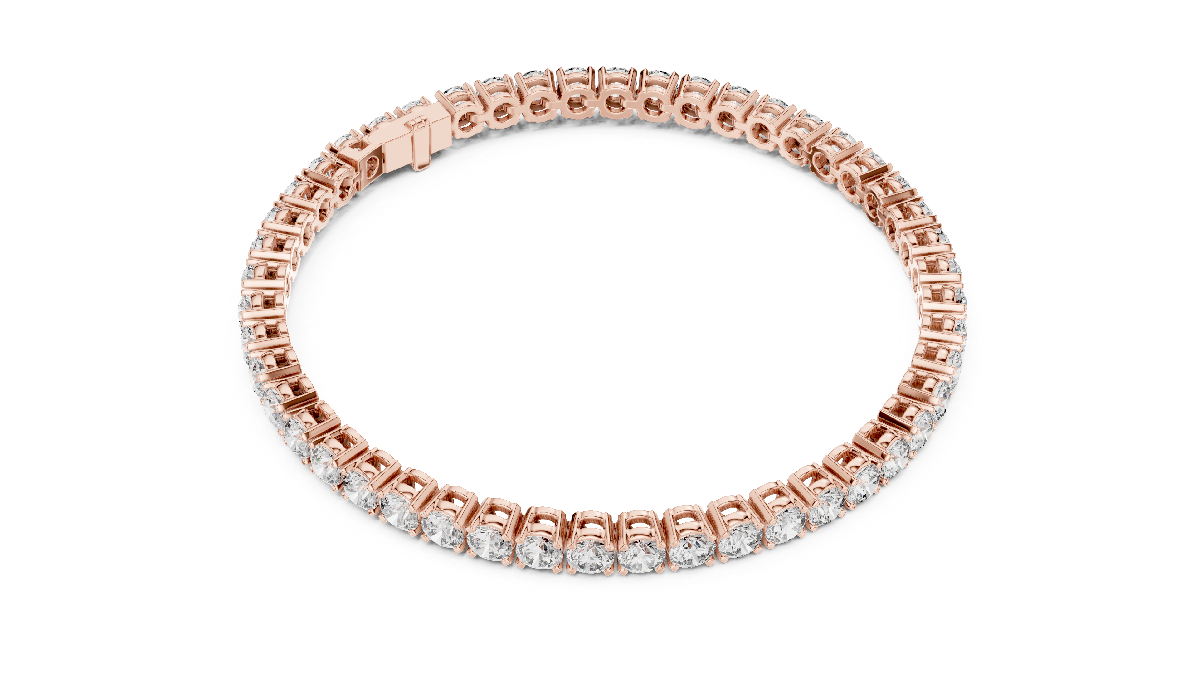 Blush Glow Tennis Bracelet