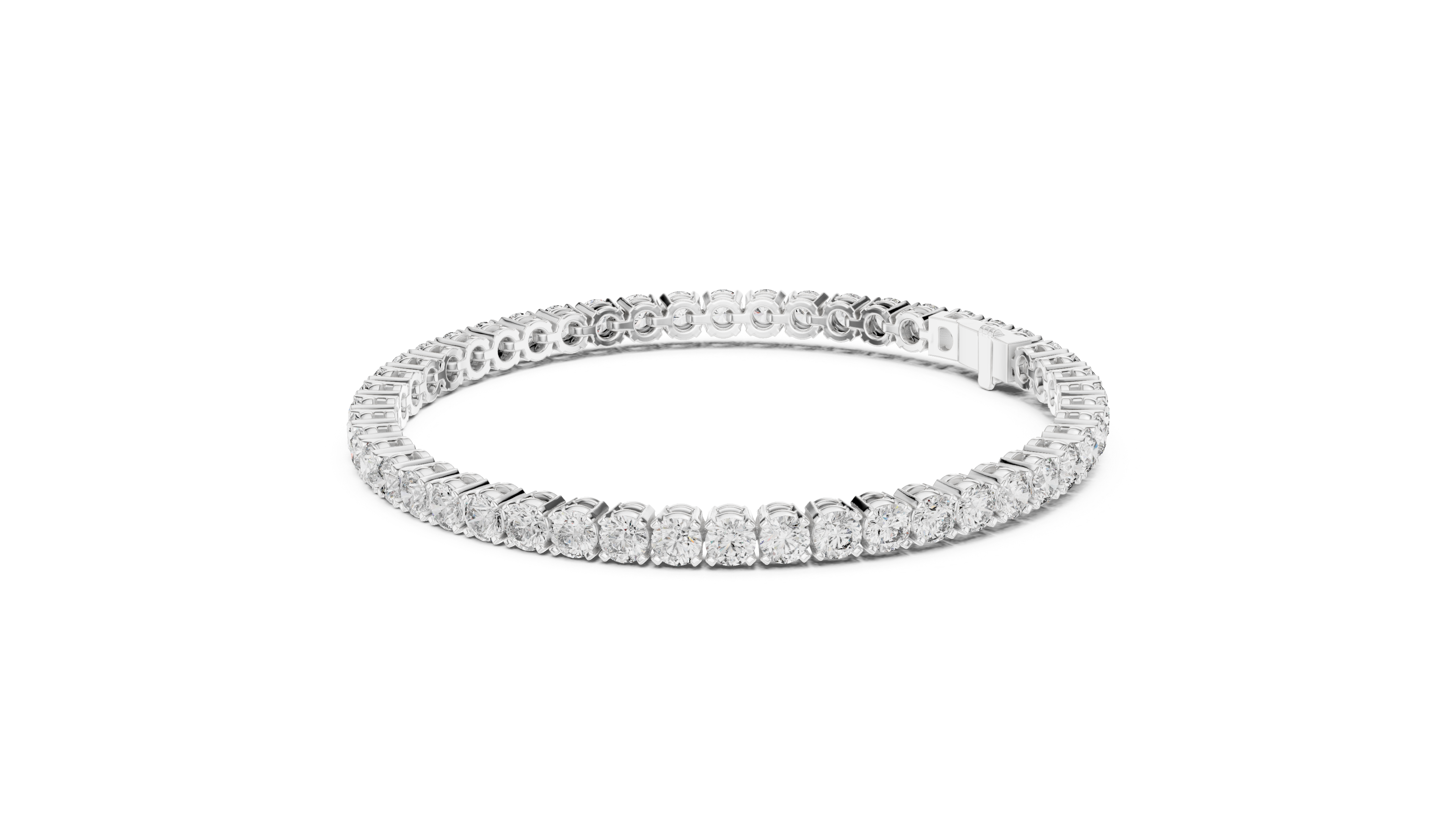 Blush Glow Tennis Bracelet