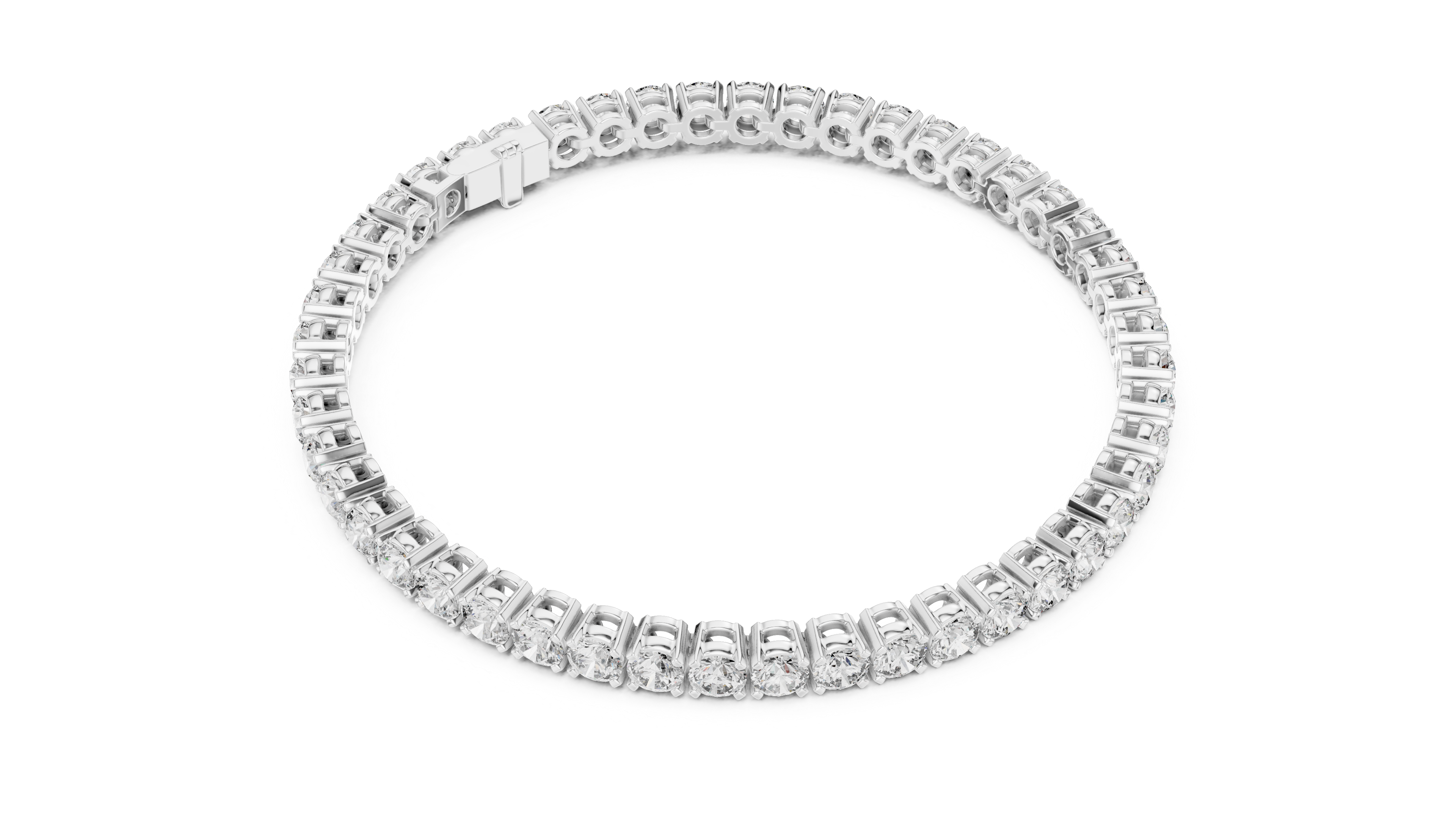 Blush Glow Tennis Bracelet