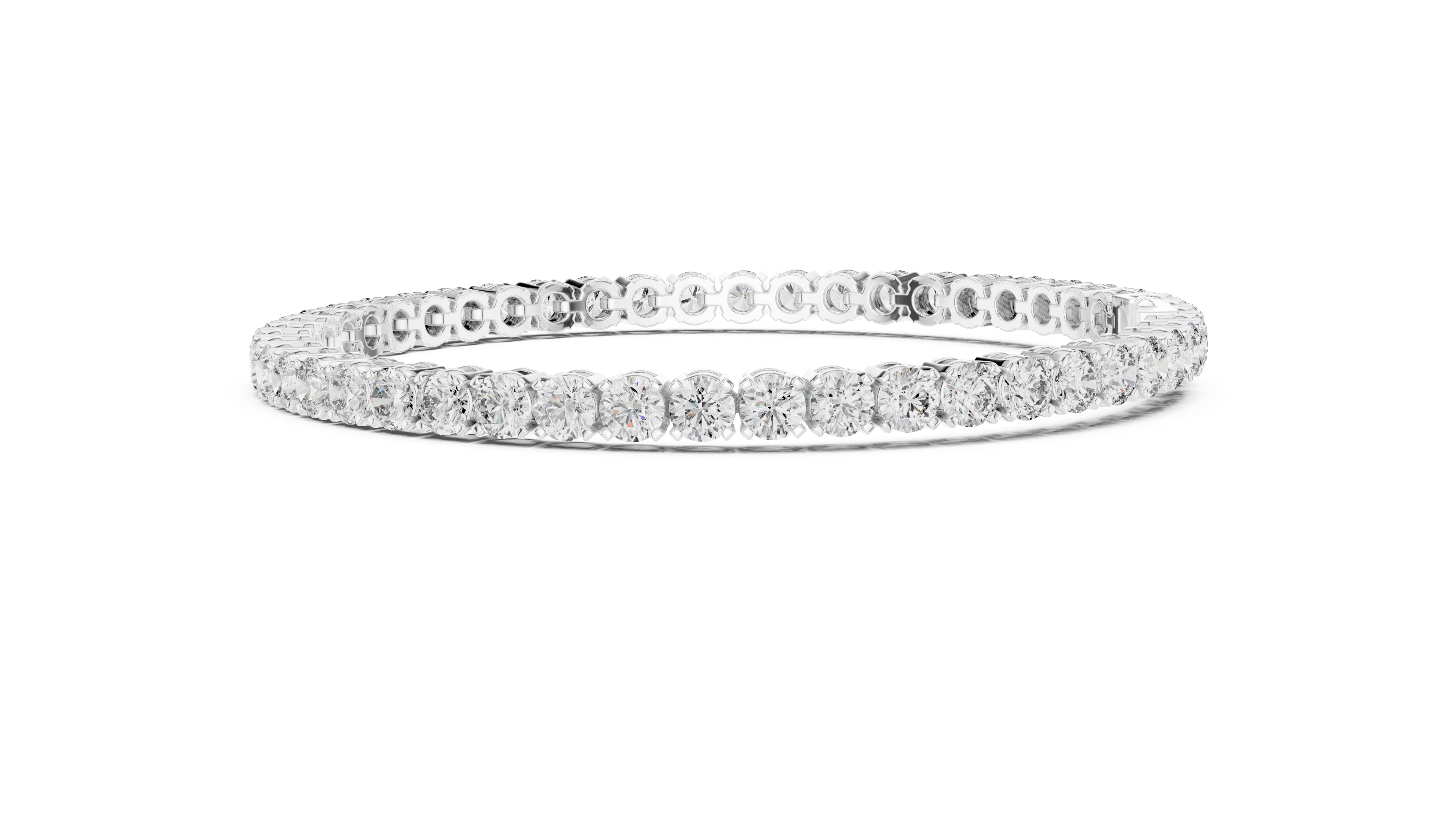 Blush Glow Tennis Bracelet