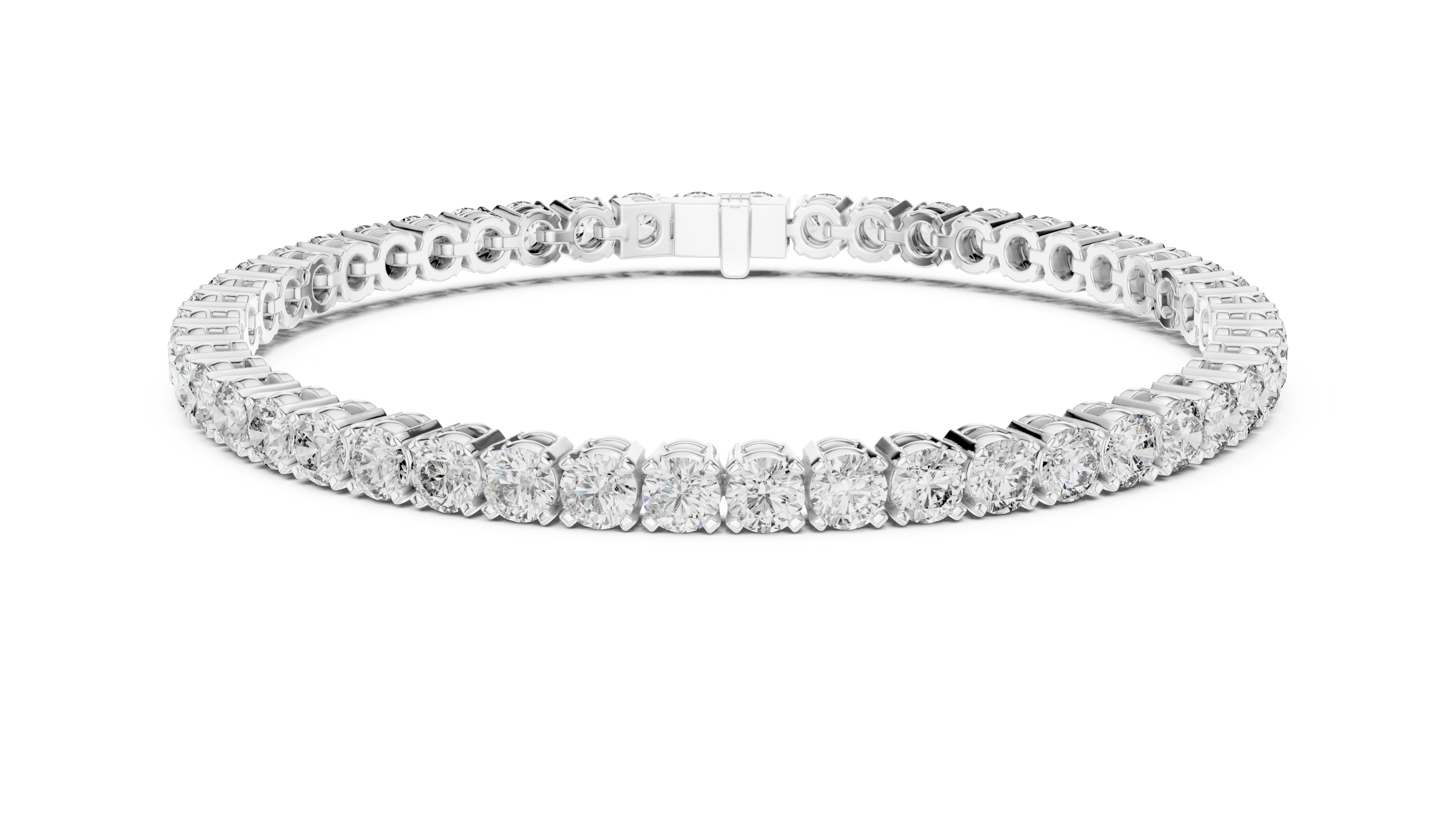 Blush Glow Tennis Bracelet