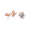 Timeless Solitaire Diamond Stud Earrings