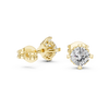 Timeless Solitaire Diamond Stud Earrings