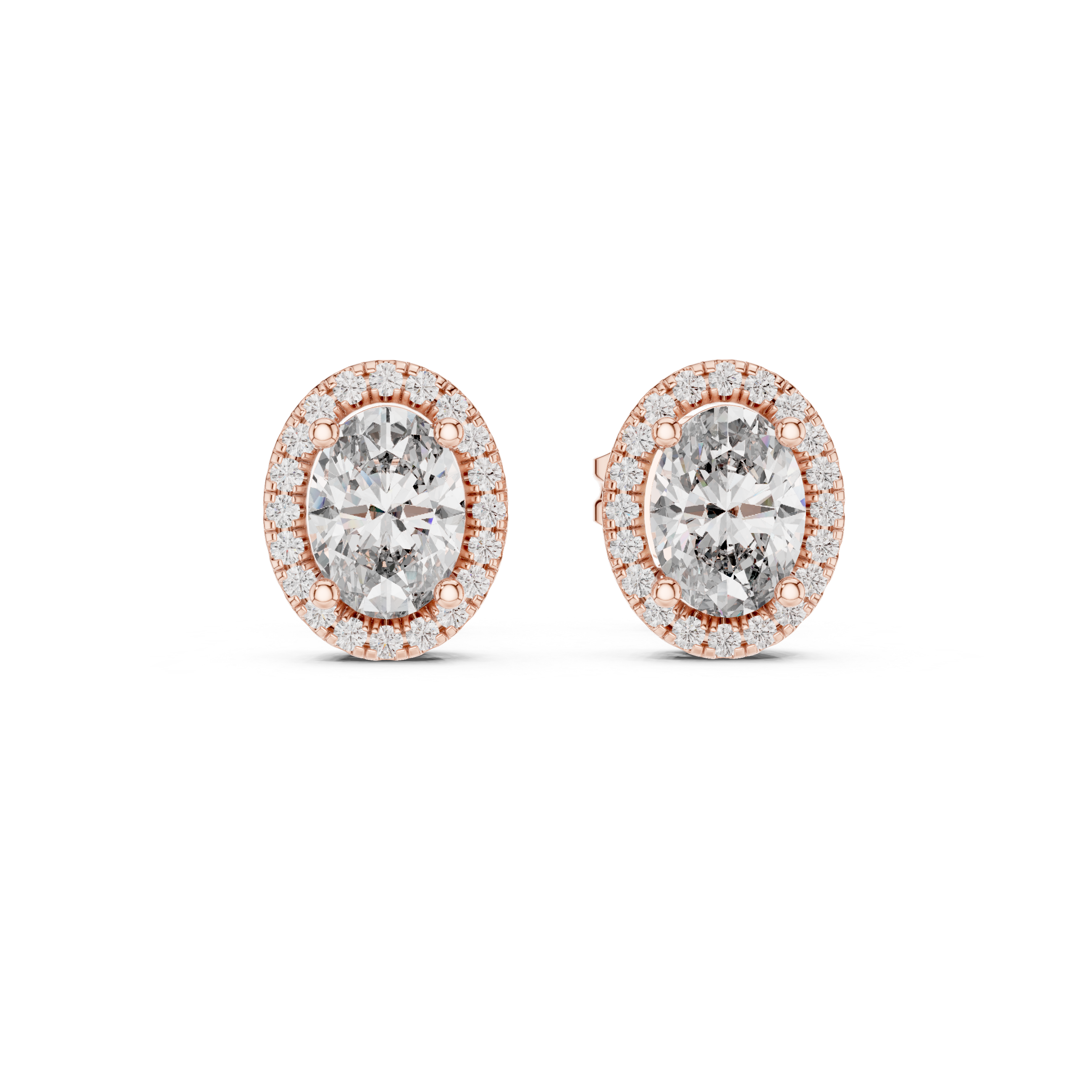 Halo Bloom Diamond Studs
