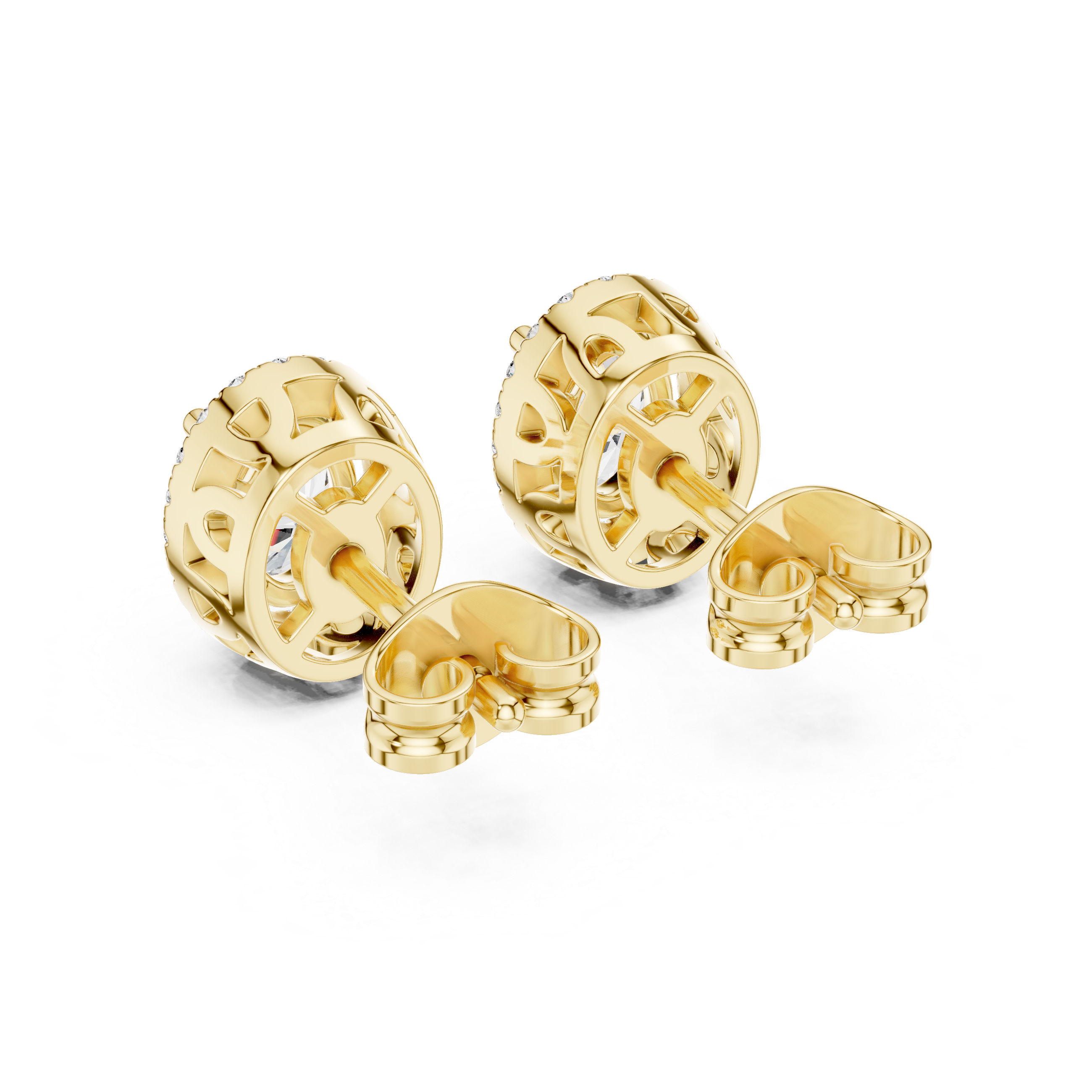 Halo Bloom Diamond Studs