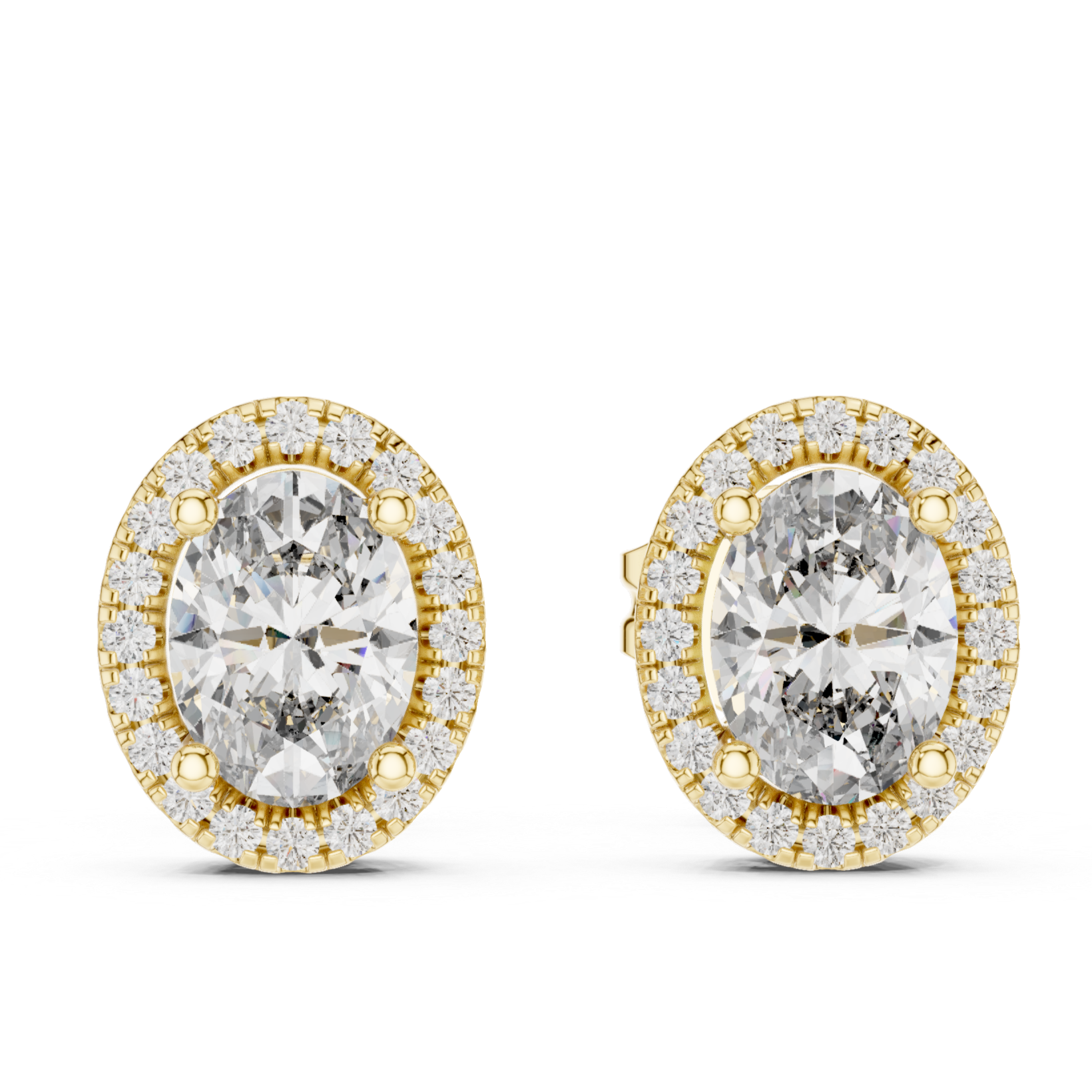 Halo Bloom Diamond Studs
