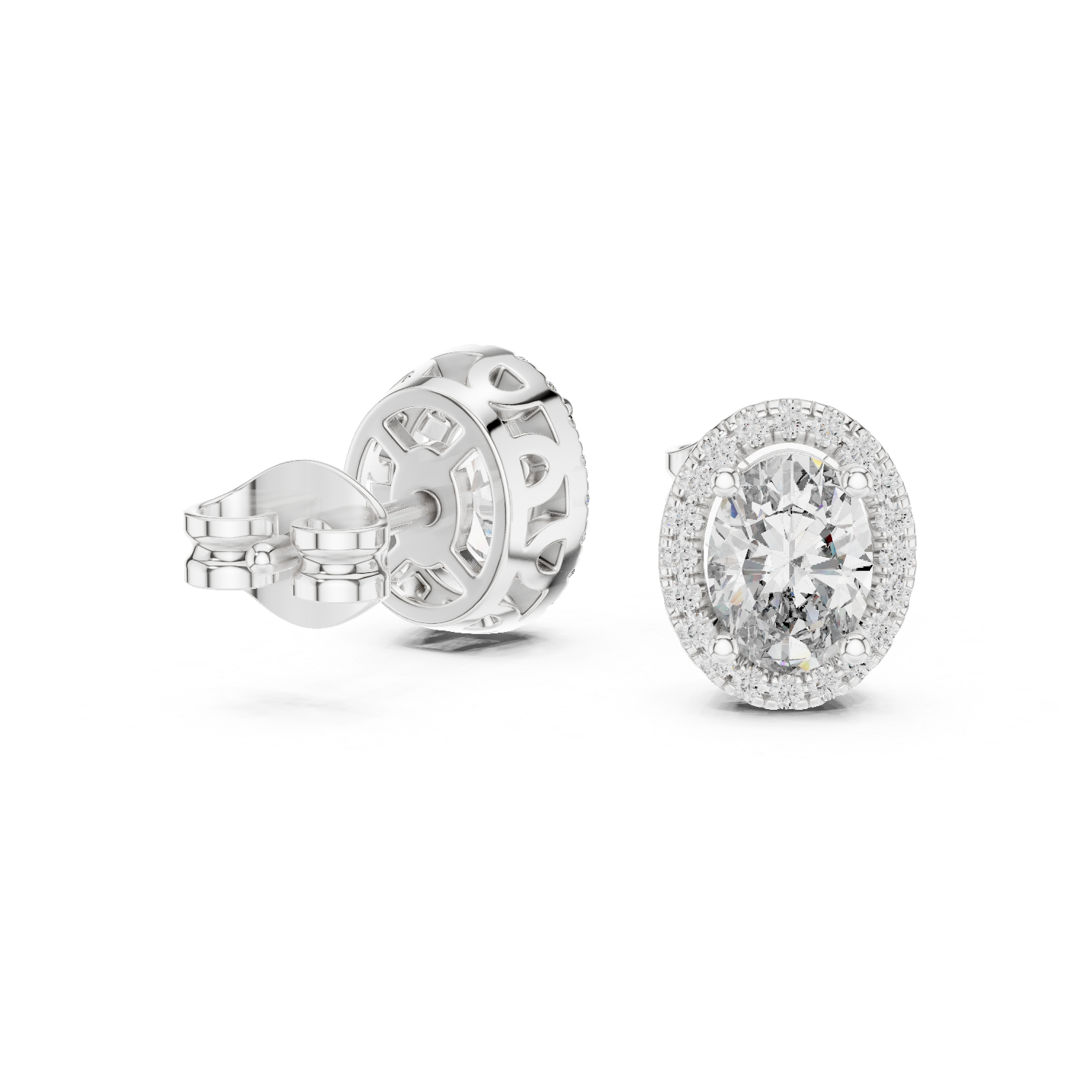 Halo Bloom Diamond Studs