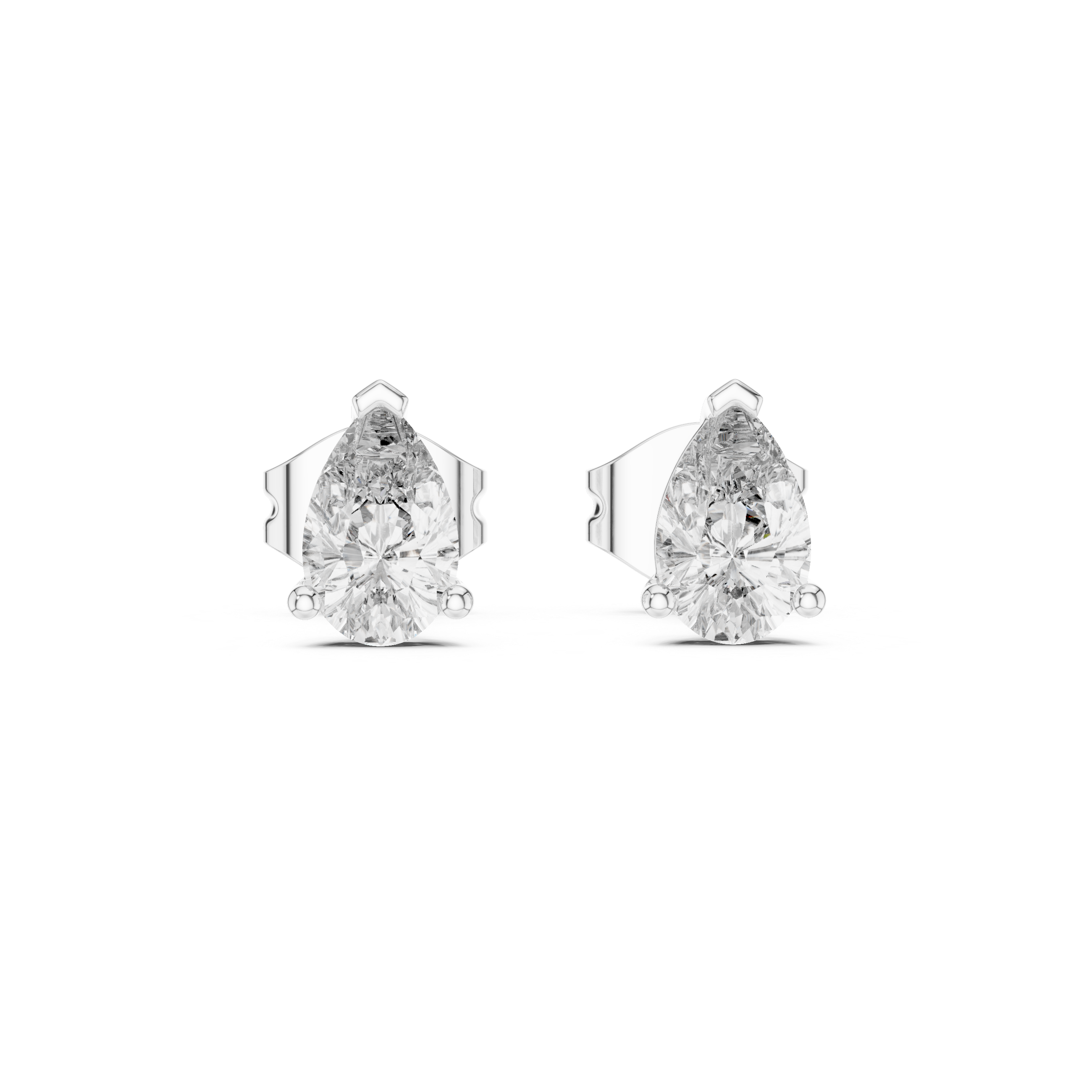 Stunning pear-shaped diamonds
