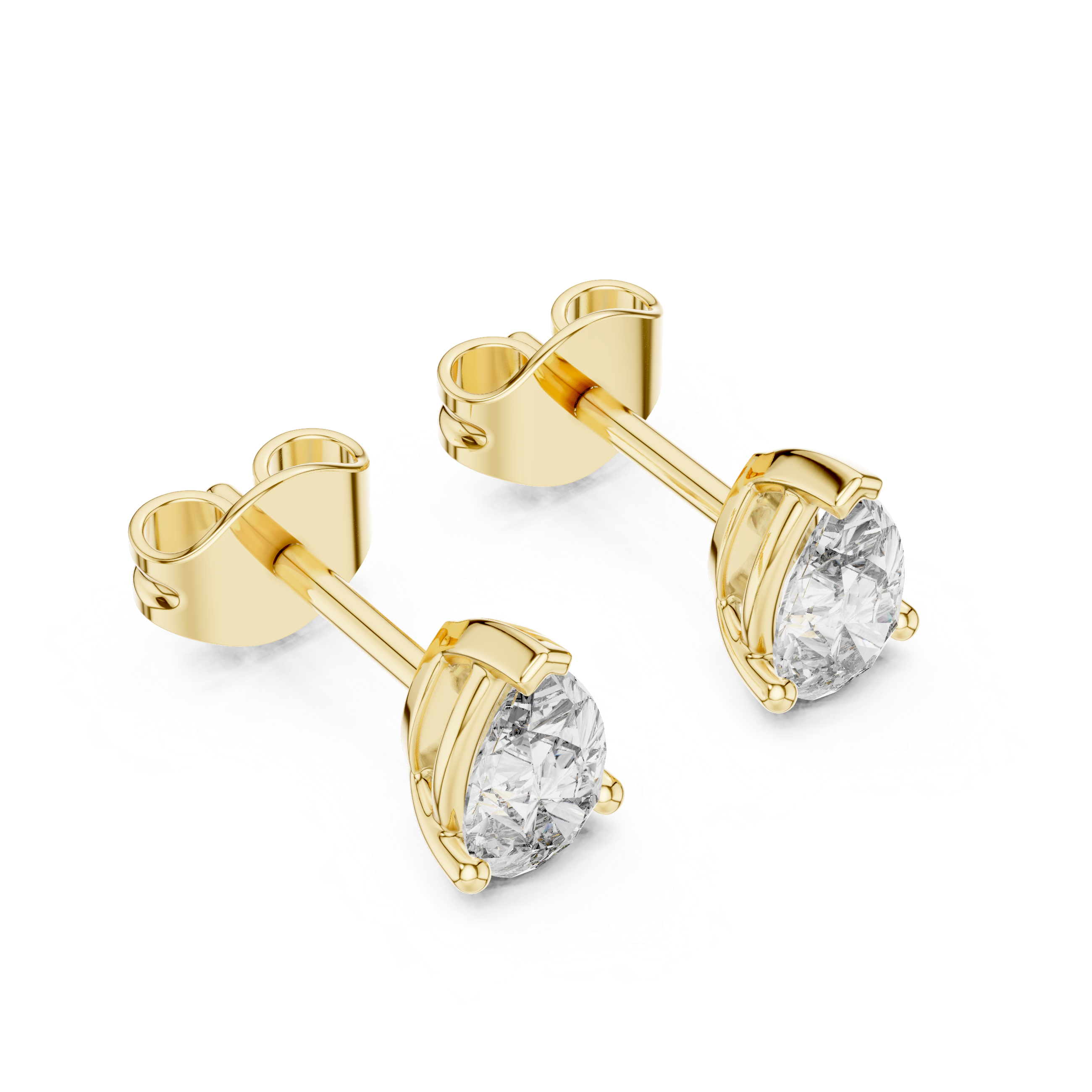 Stunning pear-shaped diamonds