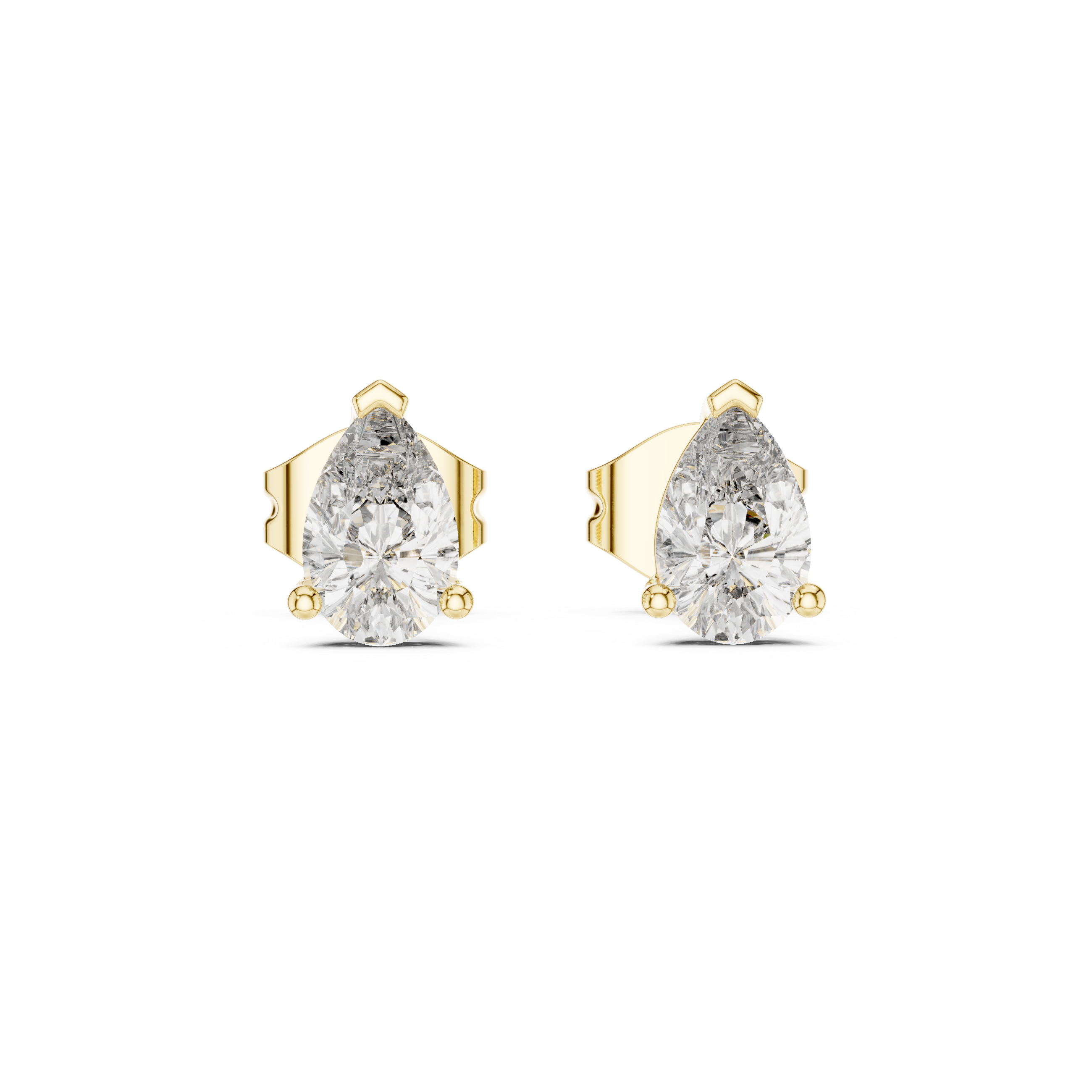 Stunning pear-shaped diamonds