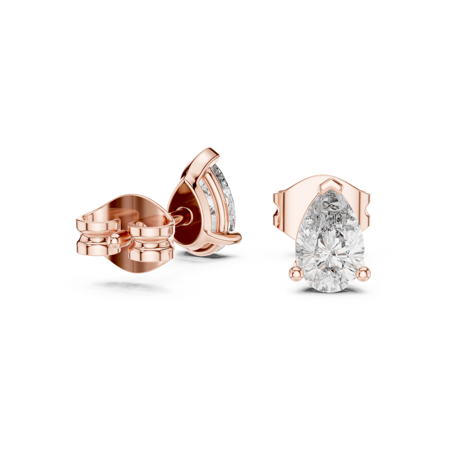 Stunning pear-shaped diamonds