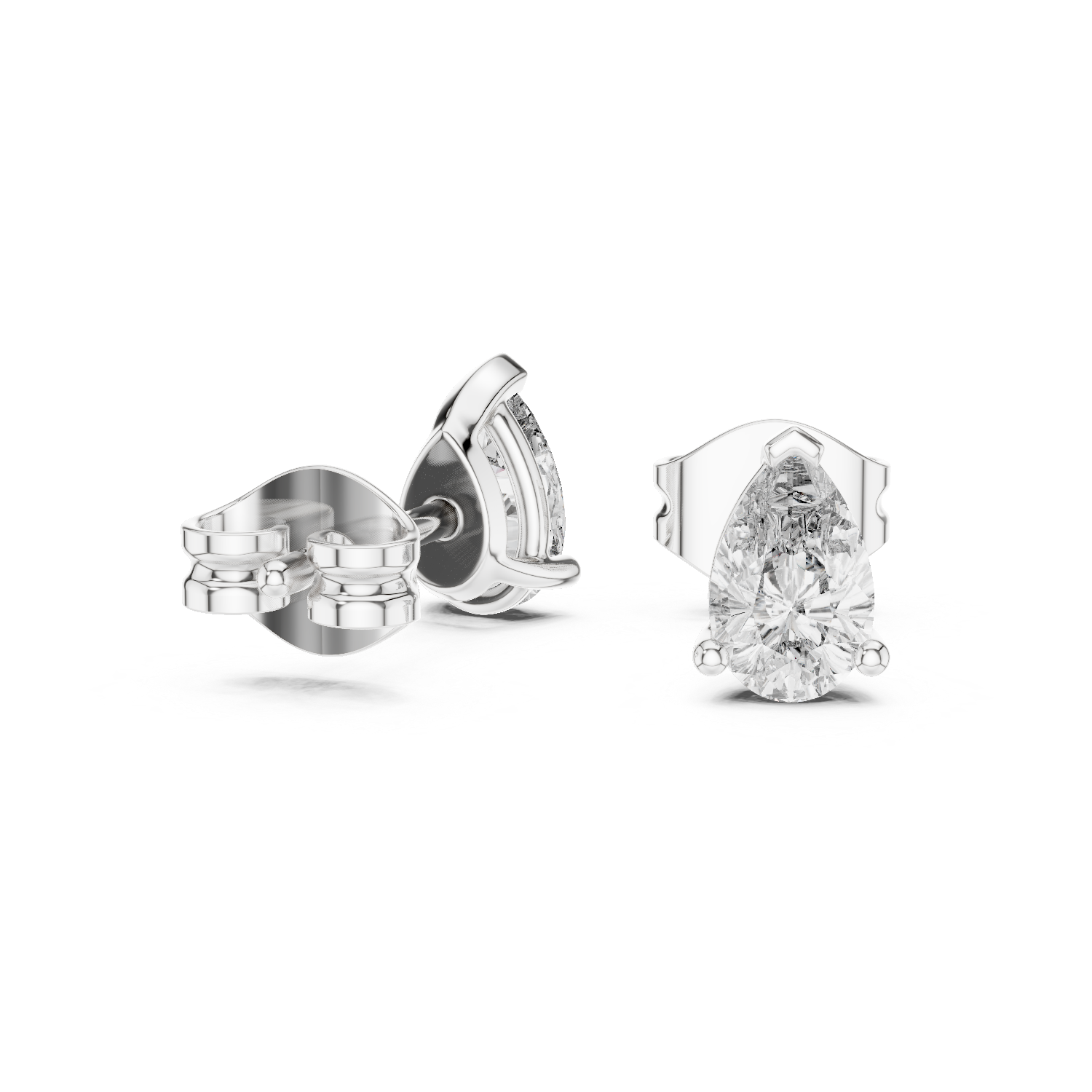 Stunning pear-shaped diamonds