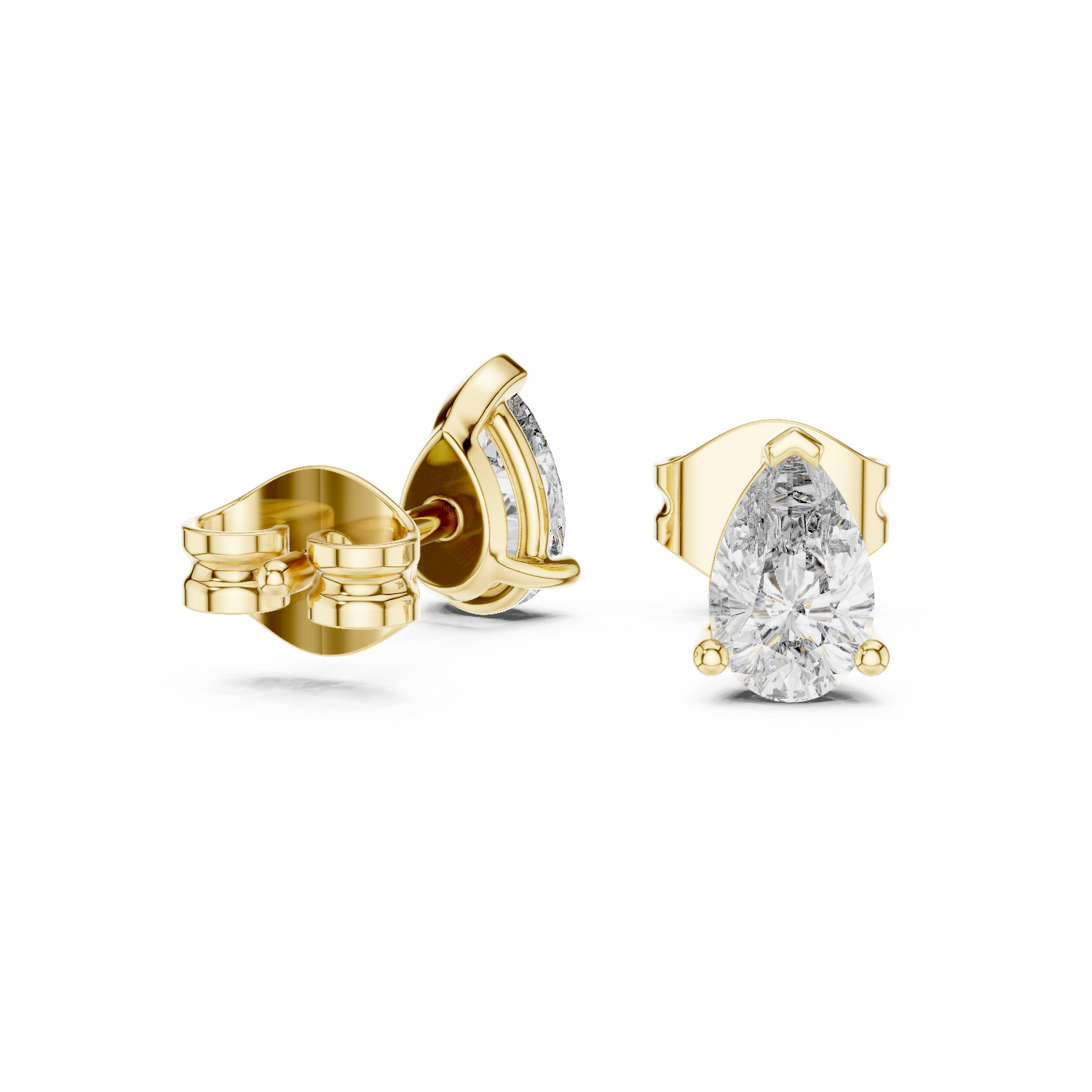 Stunning pear-shaped diamonds