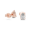 Pear-Cut Diamond Stud Earrings