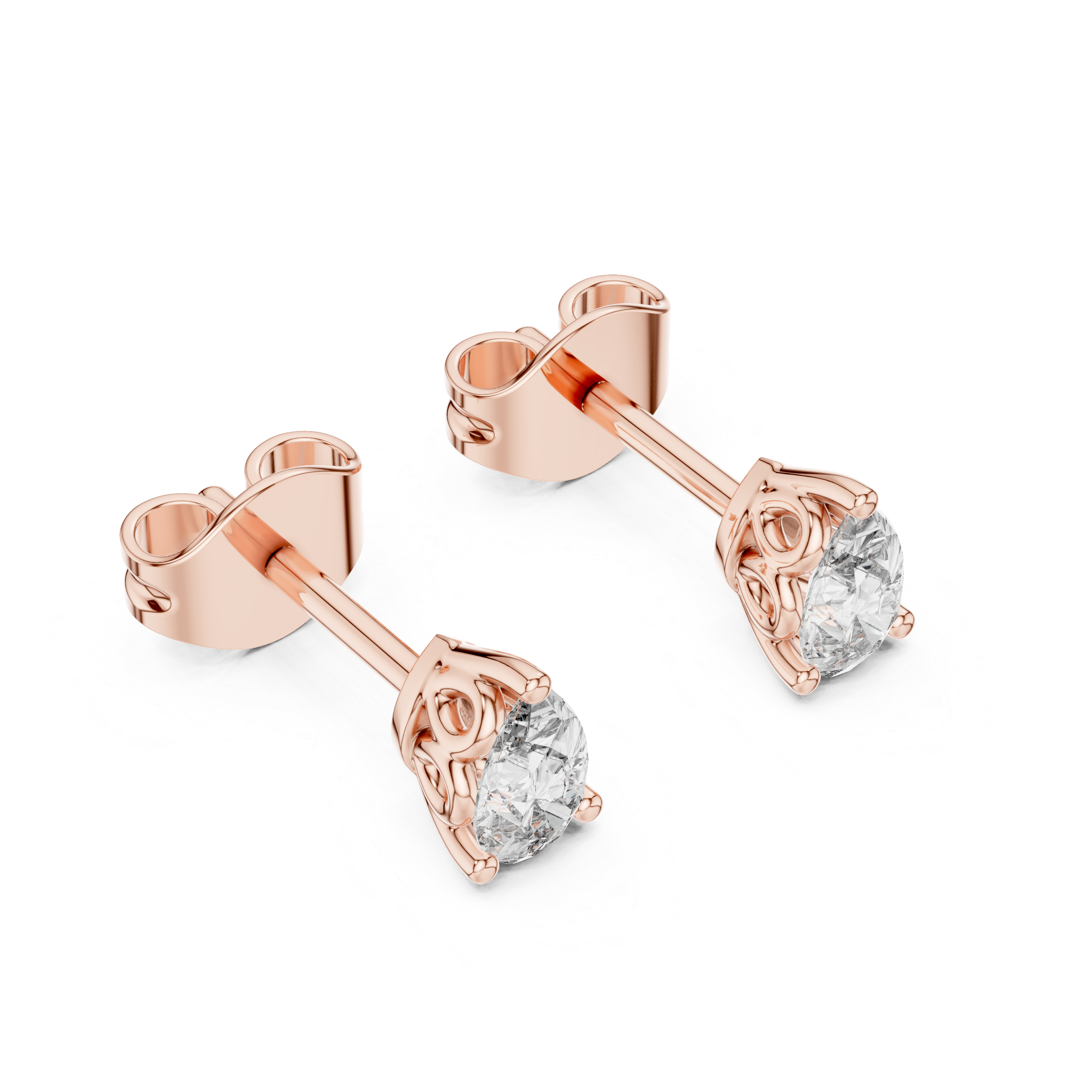 Graceful Sparkle: Pear-Cut Diamonds