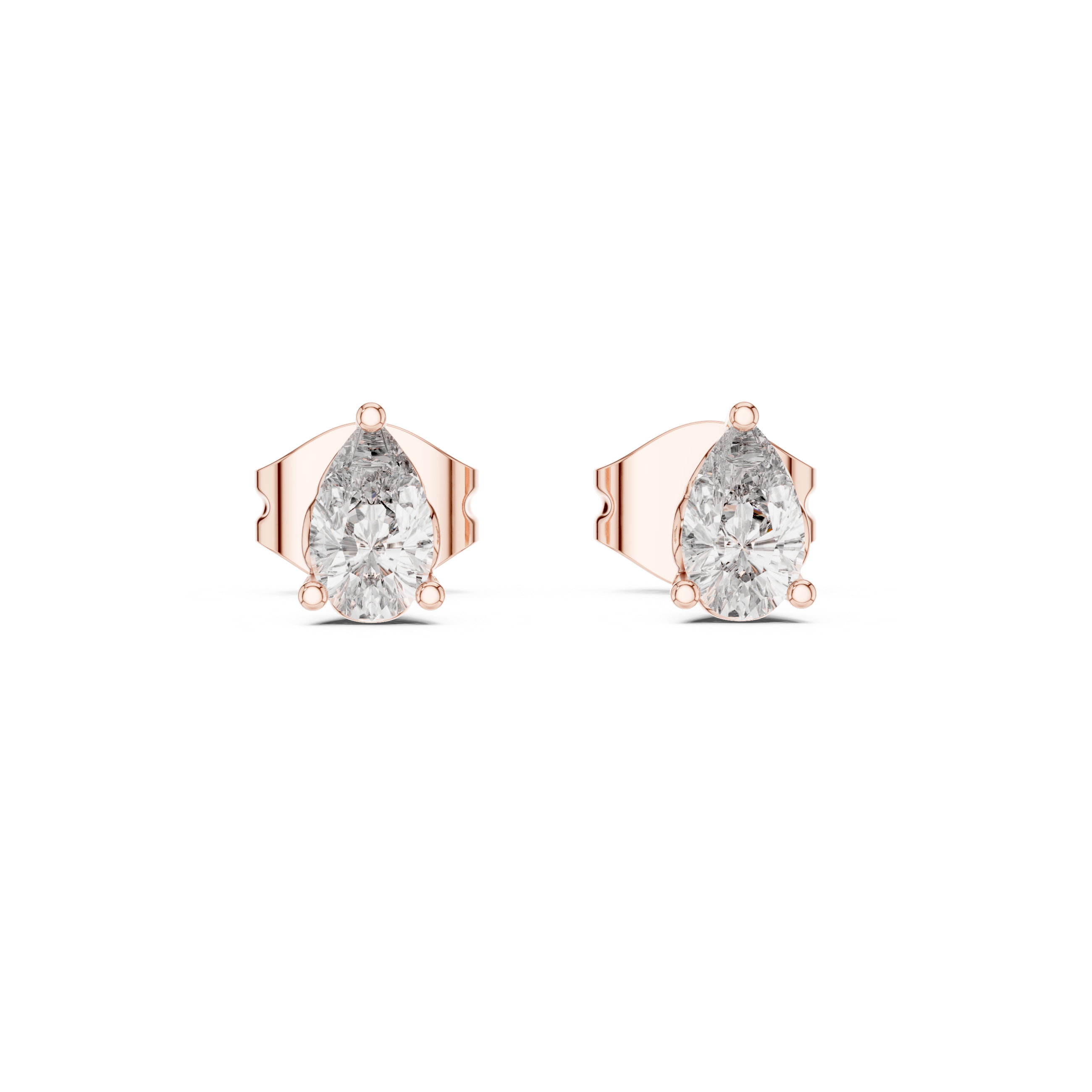 Graceful Sparkle: Pear-Cut Diamonds