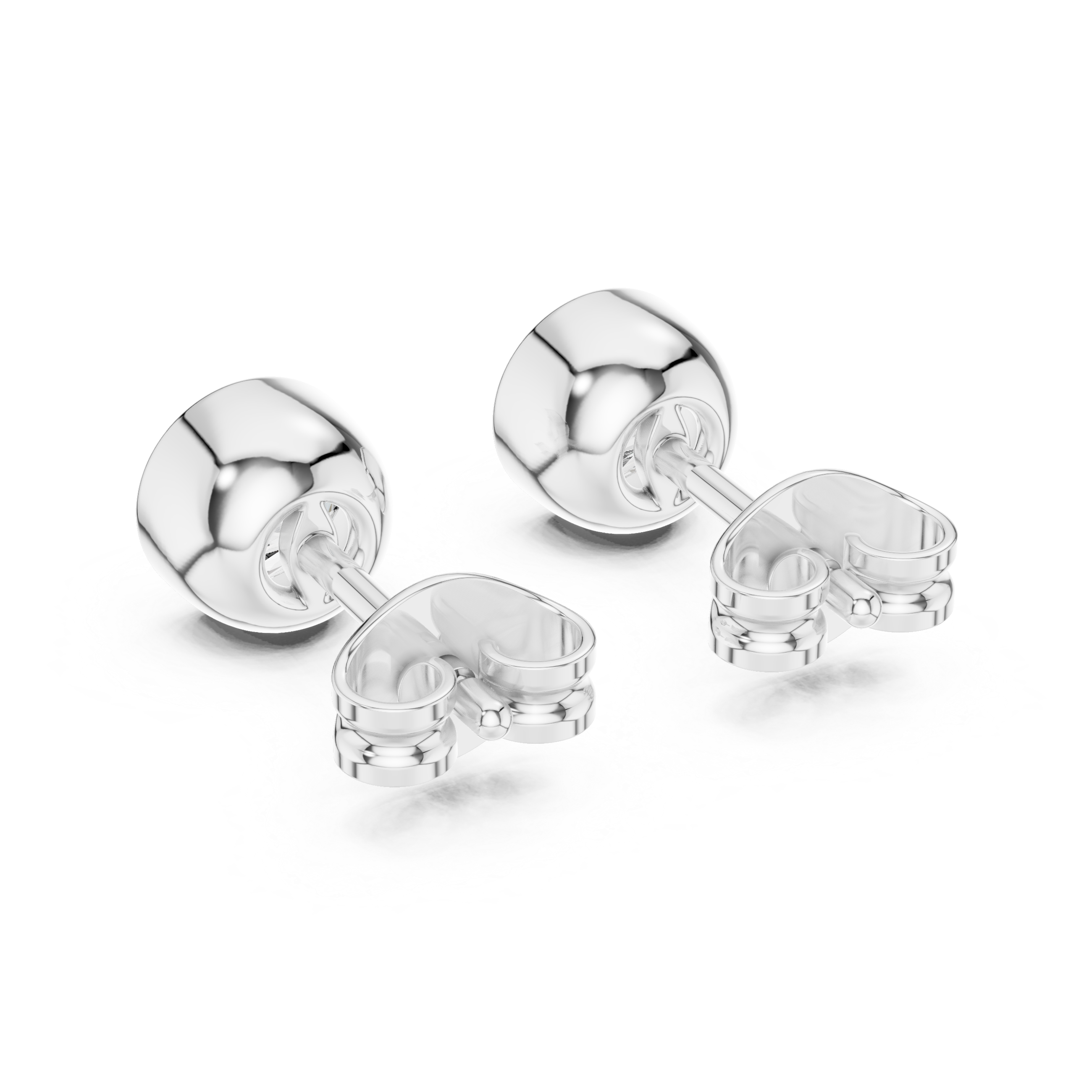 Solitaire Stud Earrings