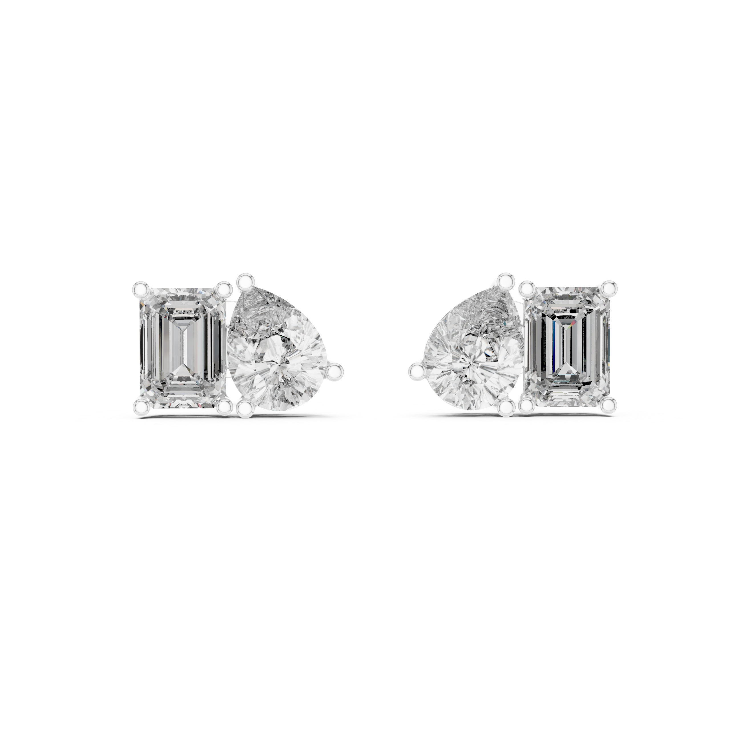 Embrace Love's Sparkle with Emerald, Heart