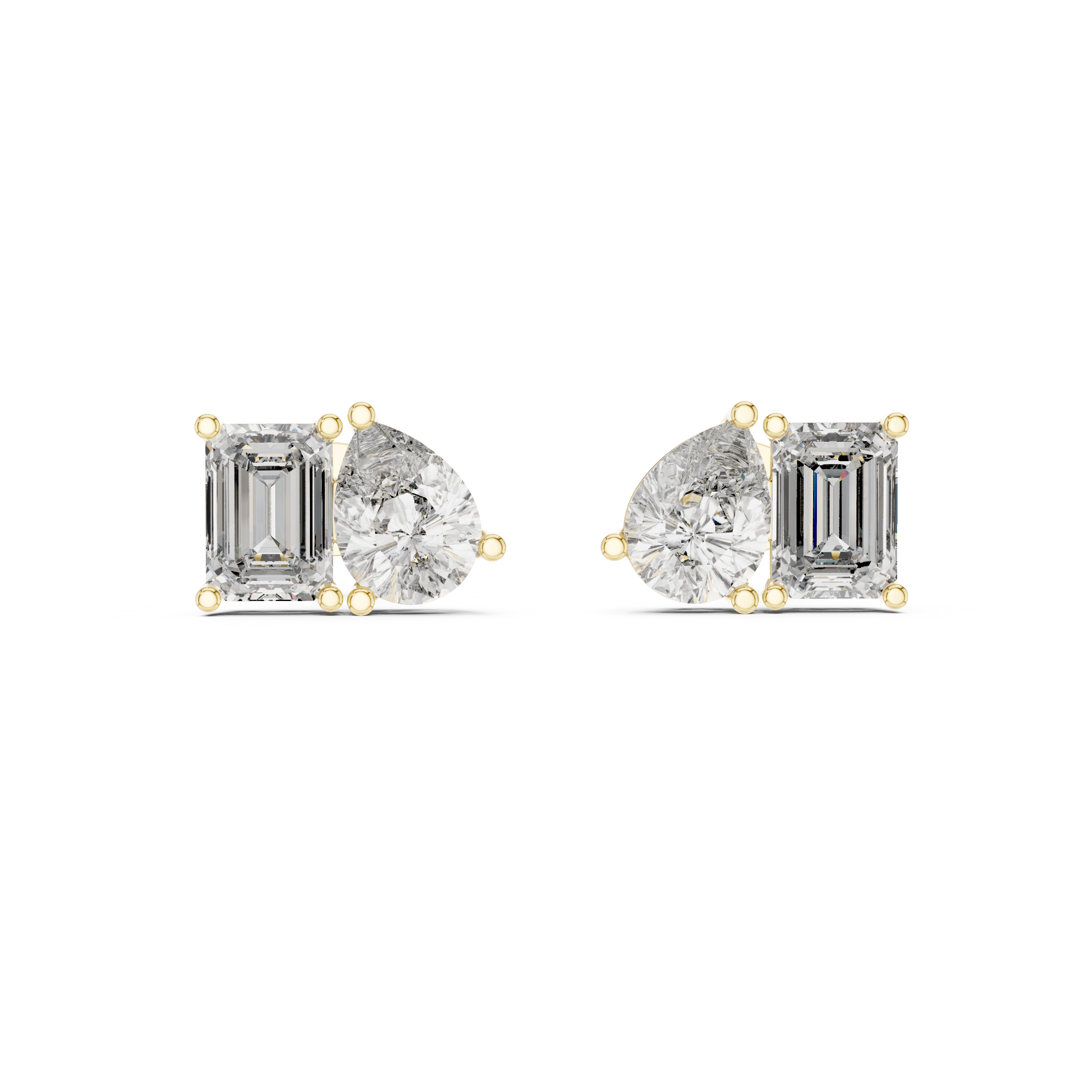 Embrace Love's Sparkle with Emerald, Heart