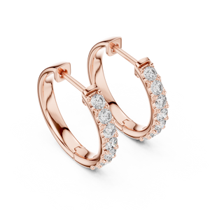 Dazzling Diamond Cascade Hoops