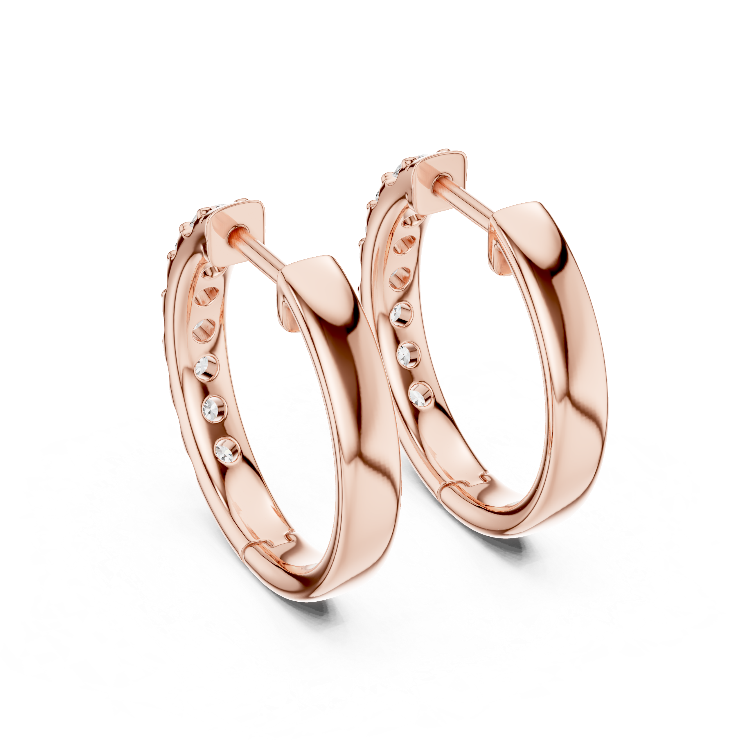 Dazzling Diamond Cascade Hoops