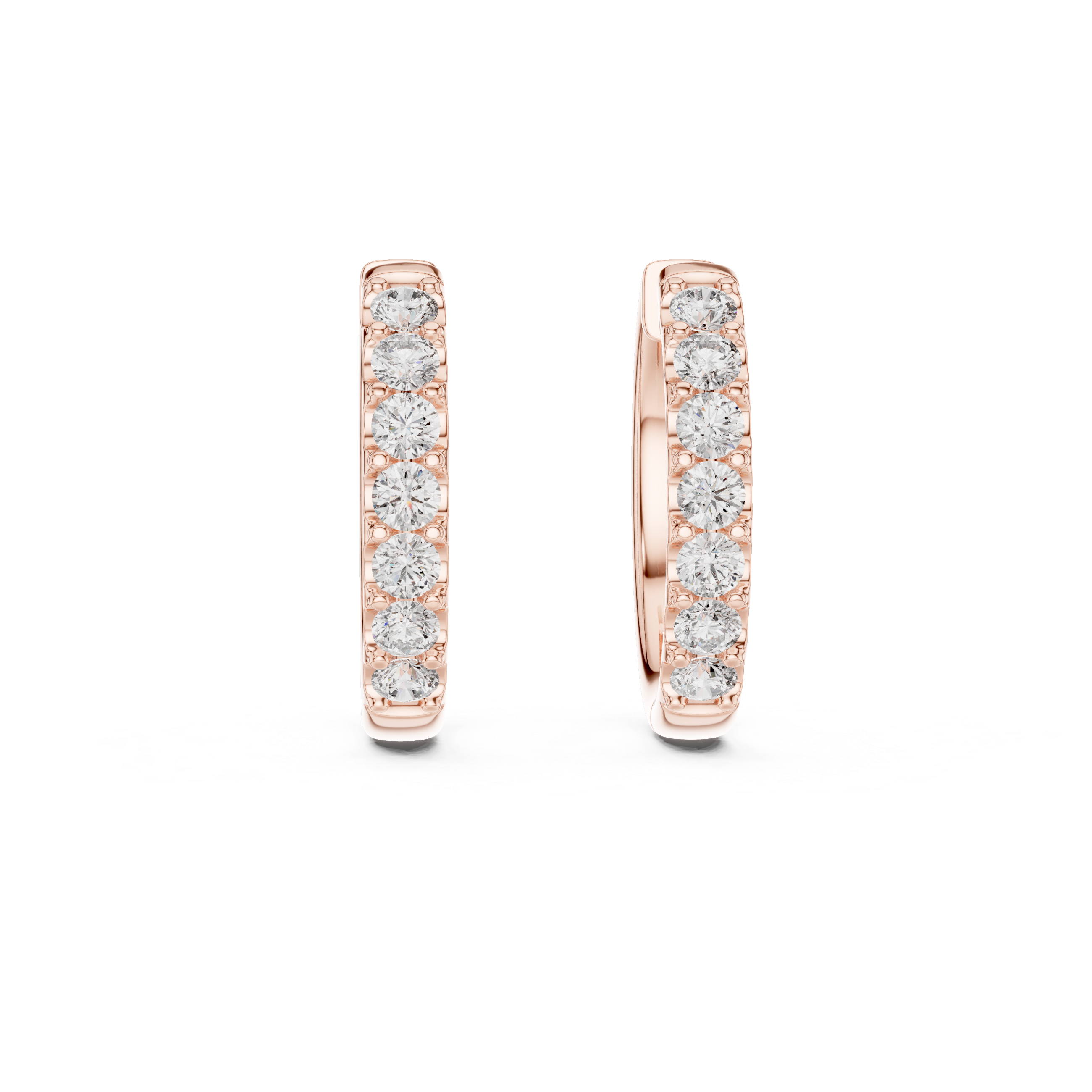 Dazzling Diamond Cascade Hoops