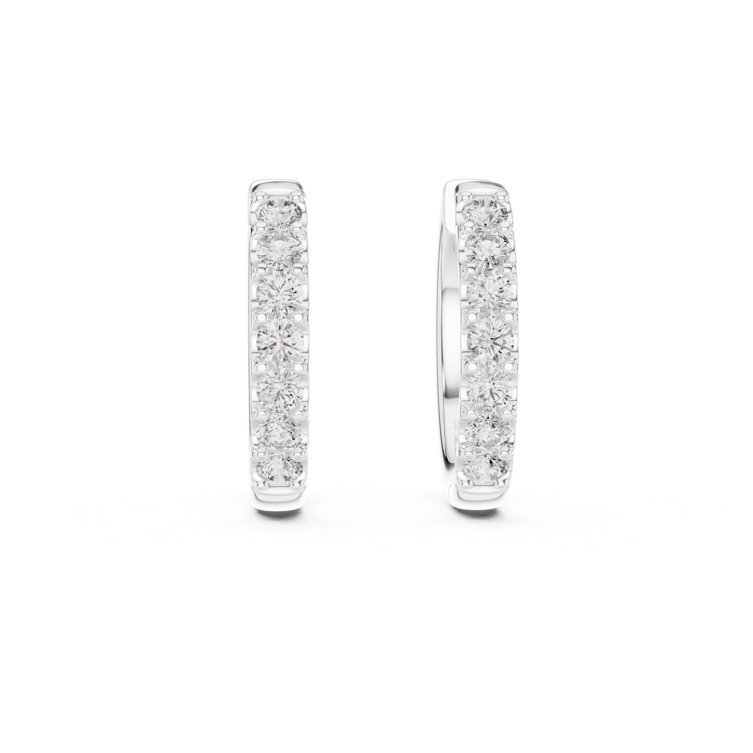 Dazzling Diamond Cascade Hoops