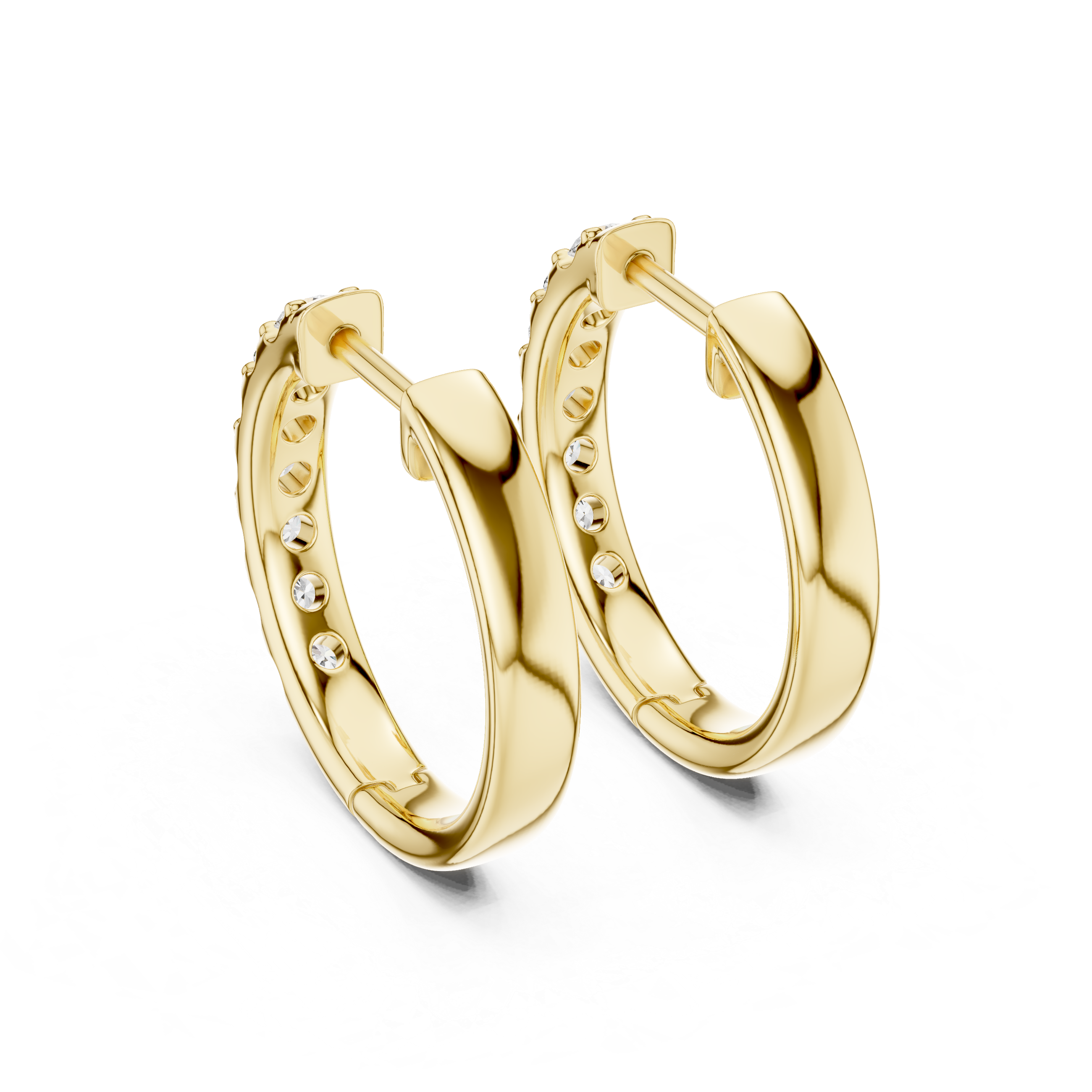 Dazzling Diamond Cascade Hoops