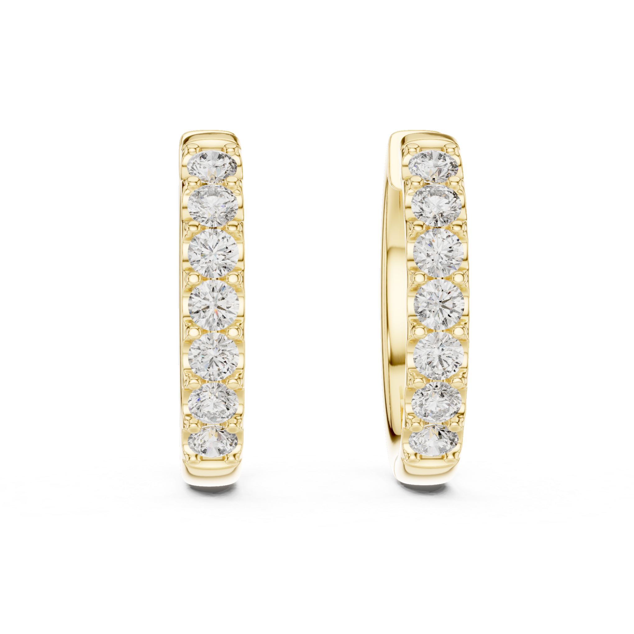 Dazzling Diamond Cascade Hoops