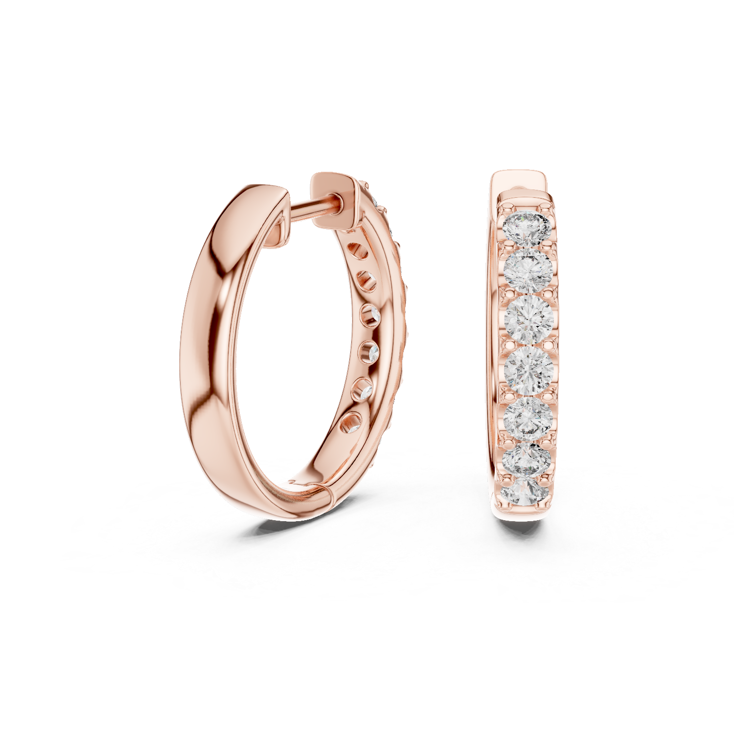 Dazzling Diamond Cascade Hoops