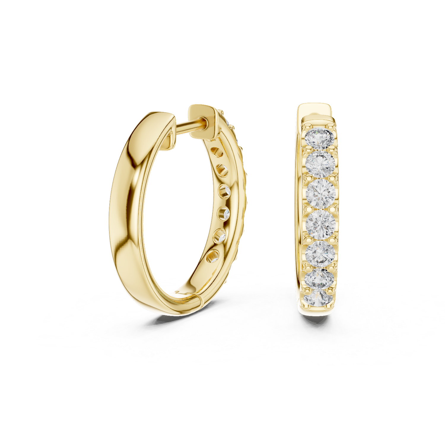 Dazzling Diamond Cascade Hoops