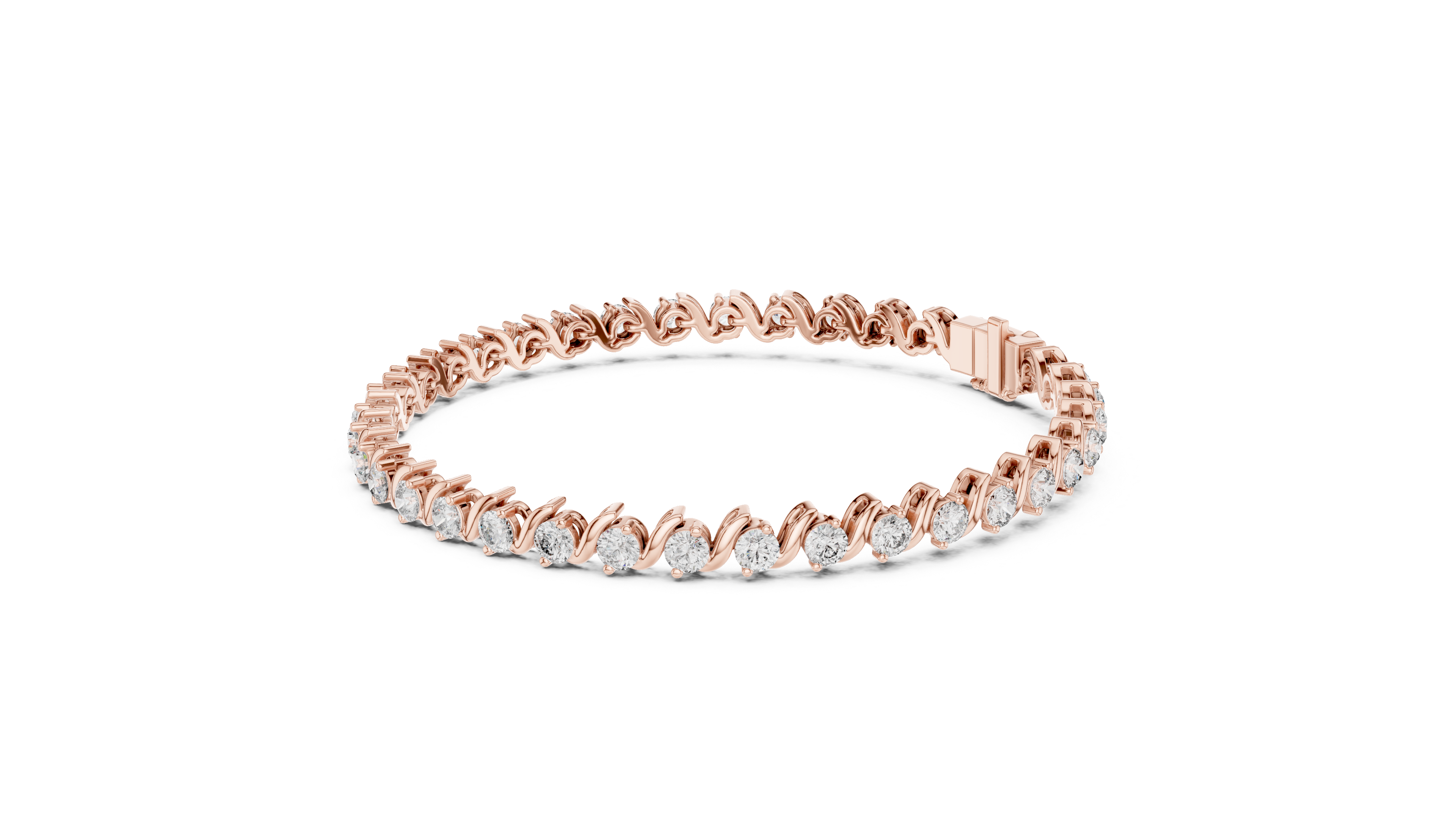 Twilight Twist Diamond Bracelet