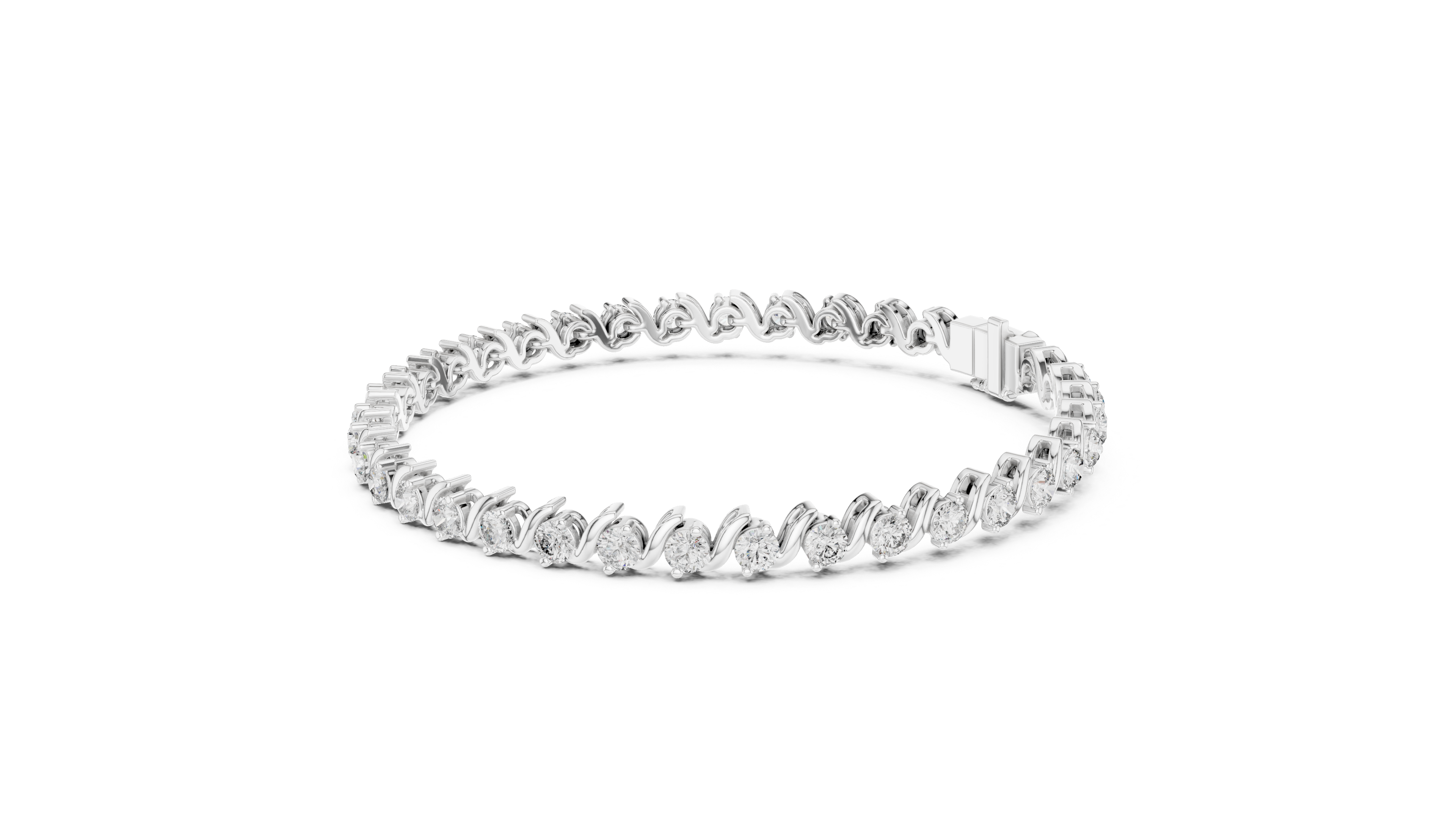Twilight Twist Diamond Bracelet