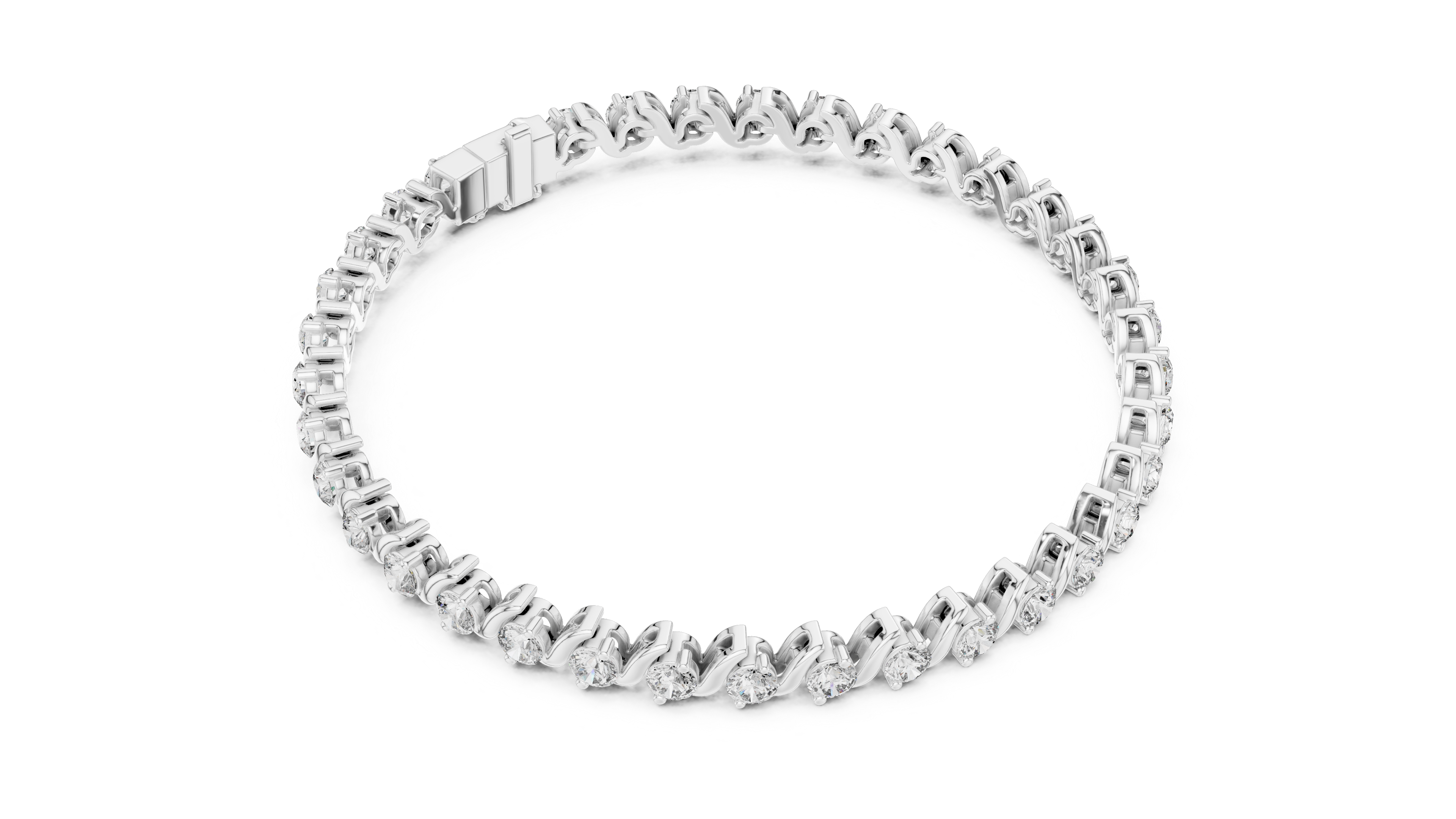 Twilight Twist Diamond Bracelet