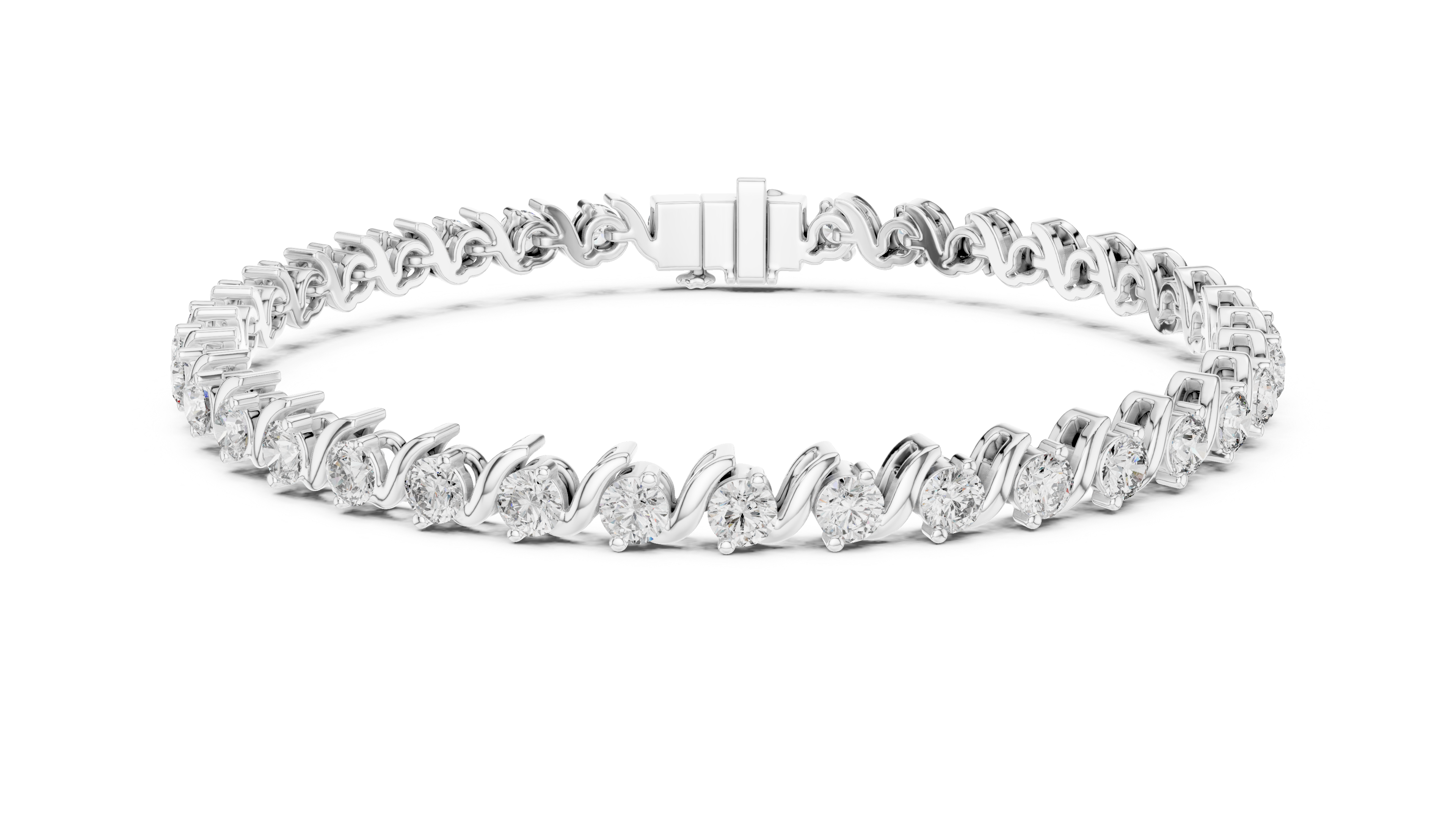 Twilight Twist Diamond Bracelet