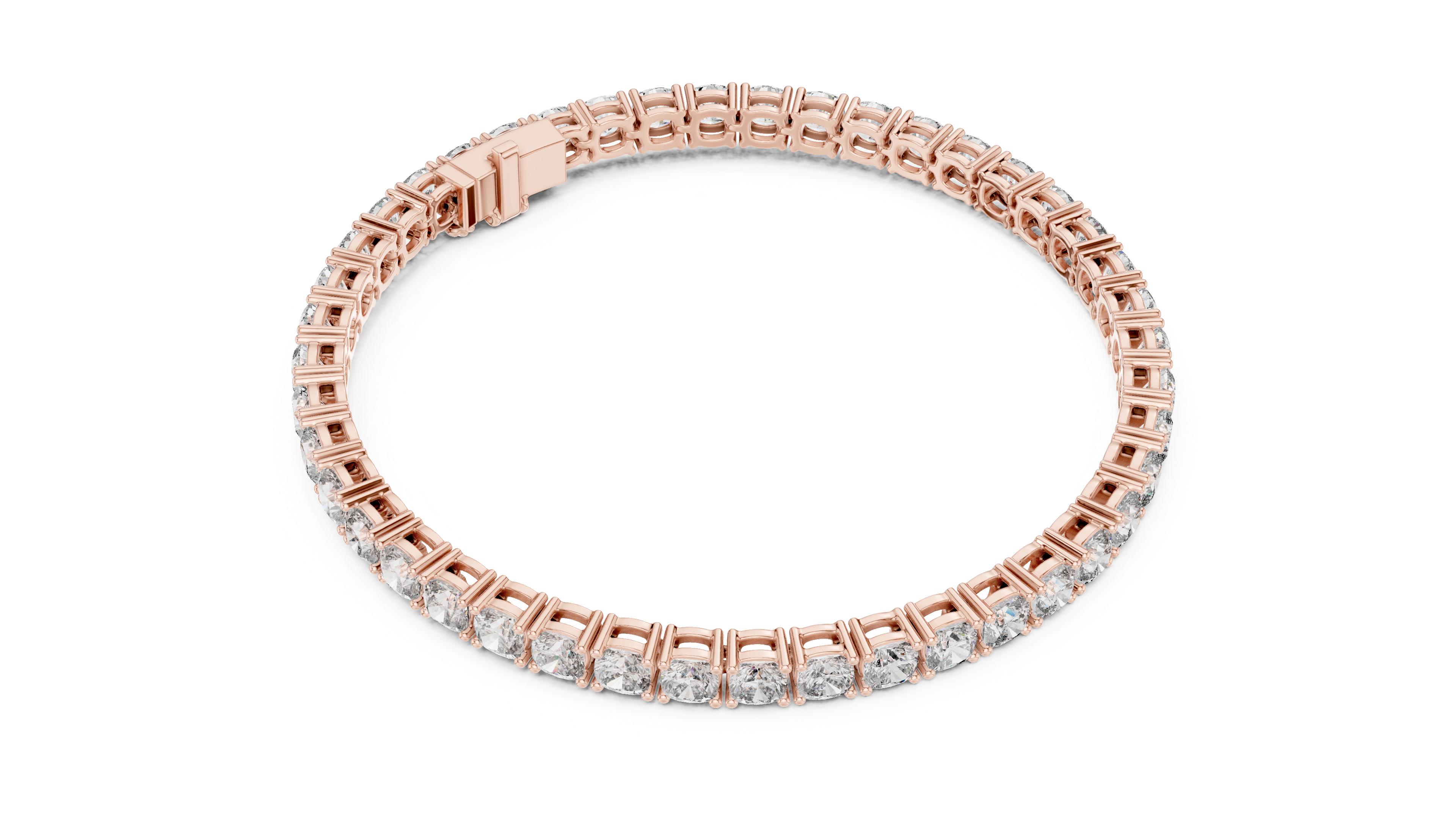 Classic Round Diamond Tennis Bracelet