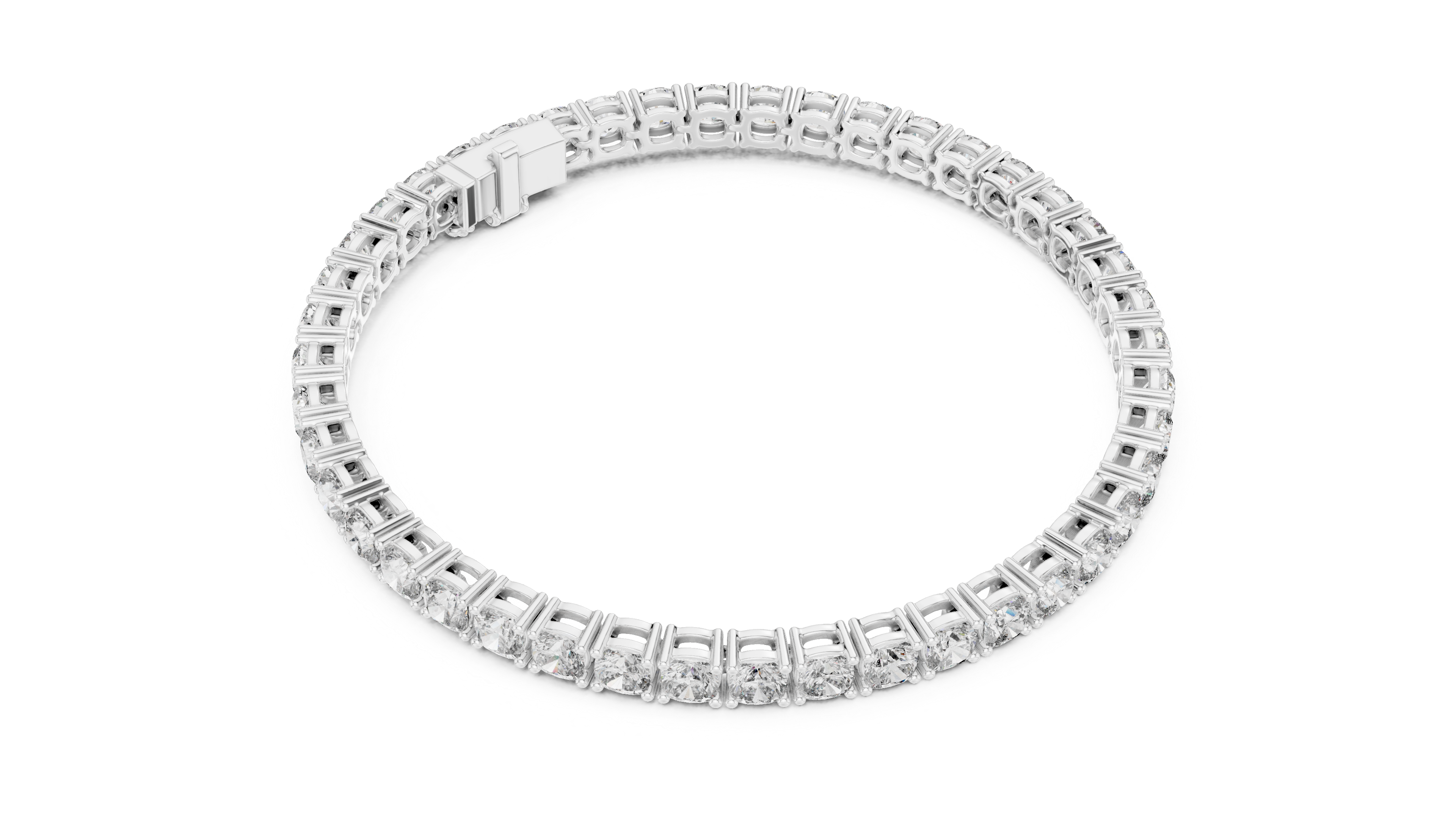 Classic Round Diamond Tennis Bracelet