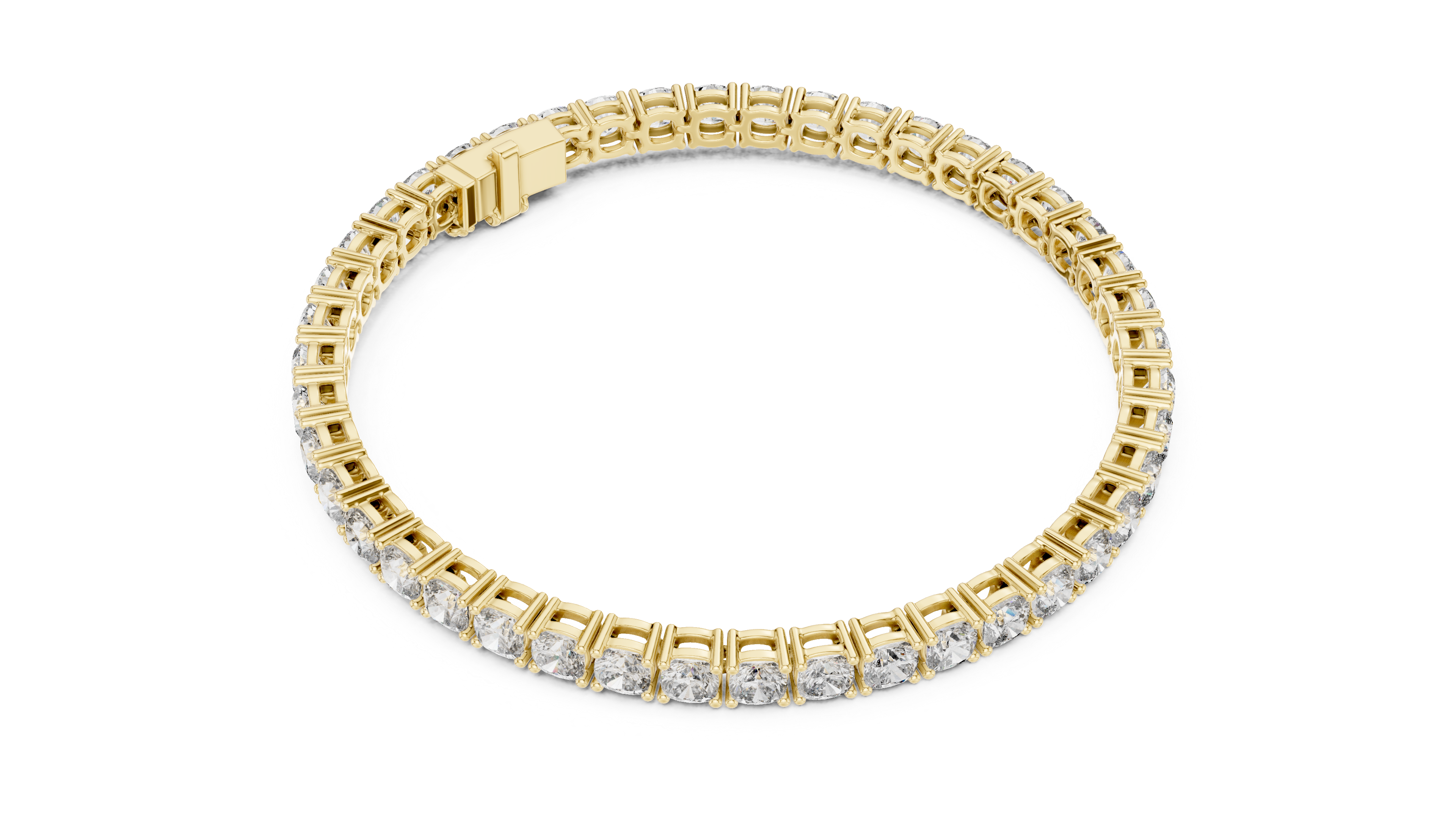 Classic Round Diamond Tennis Bracelet