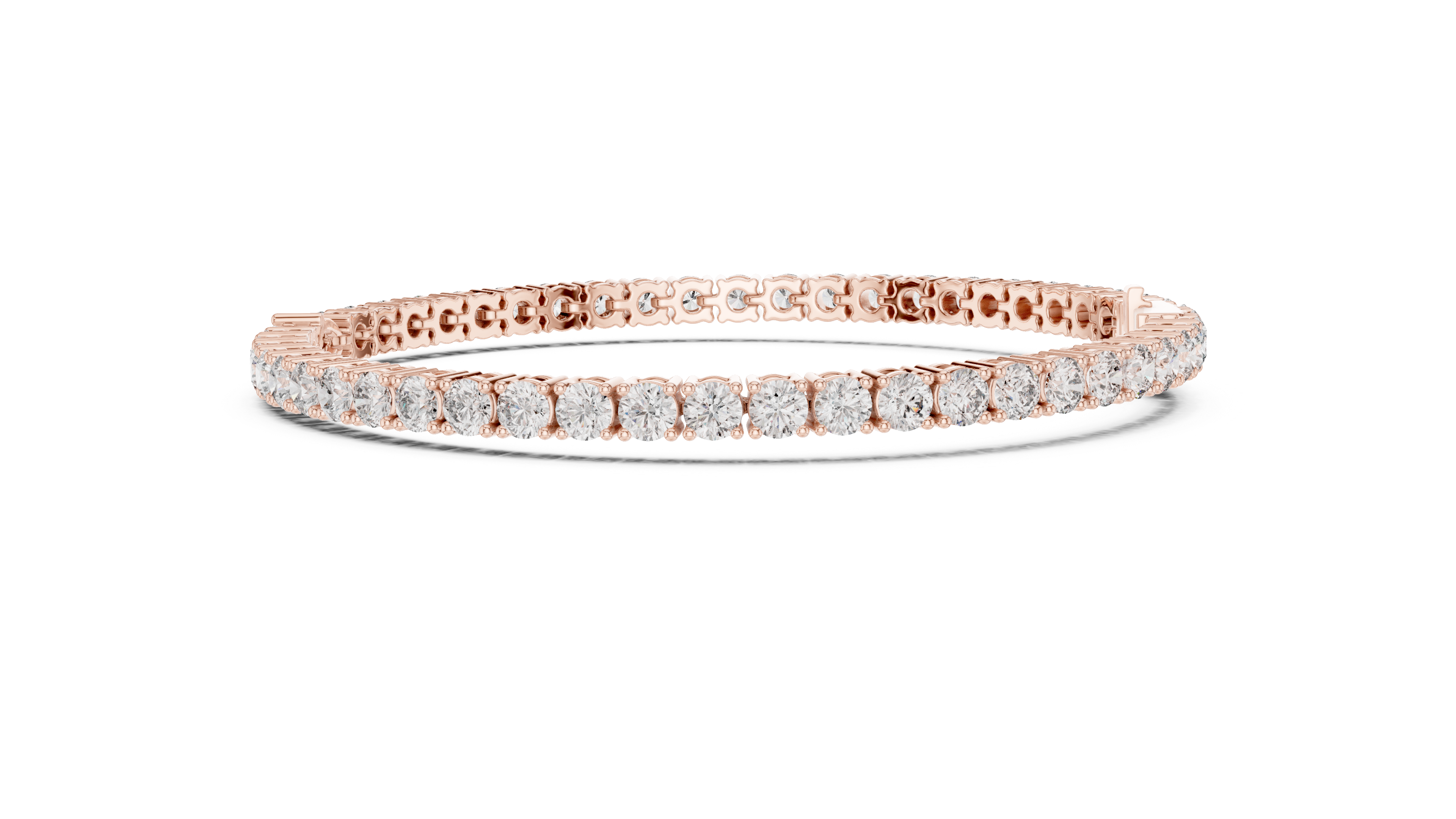 Pear-Shaped Center Diamond Tennis Bracelet