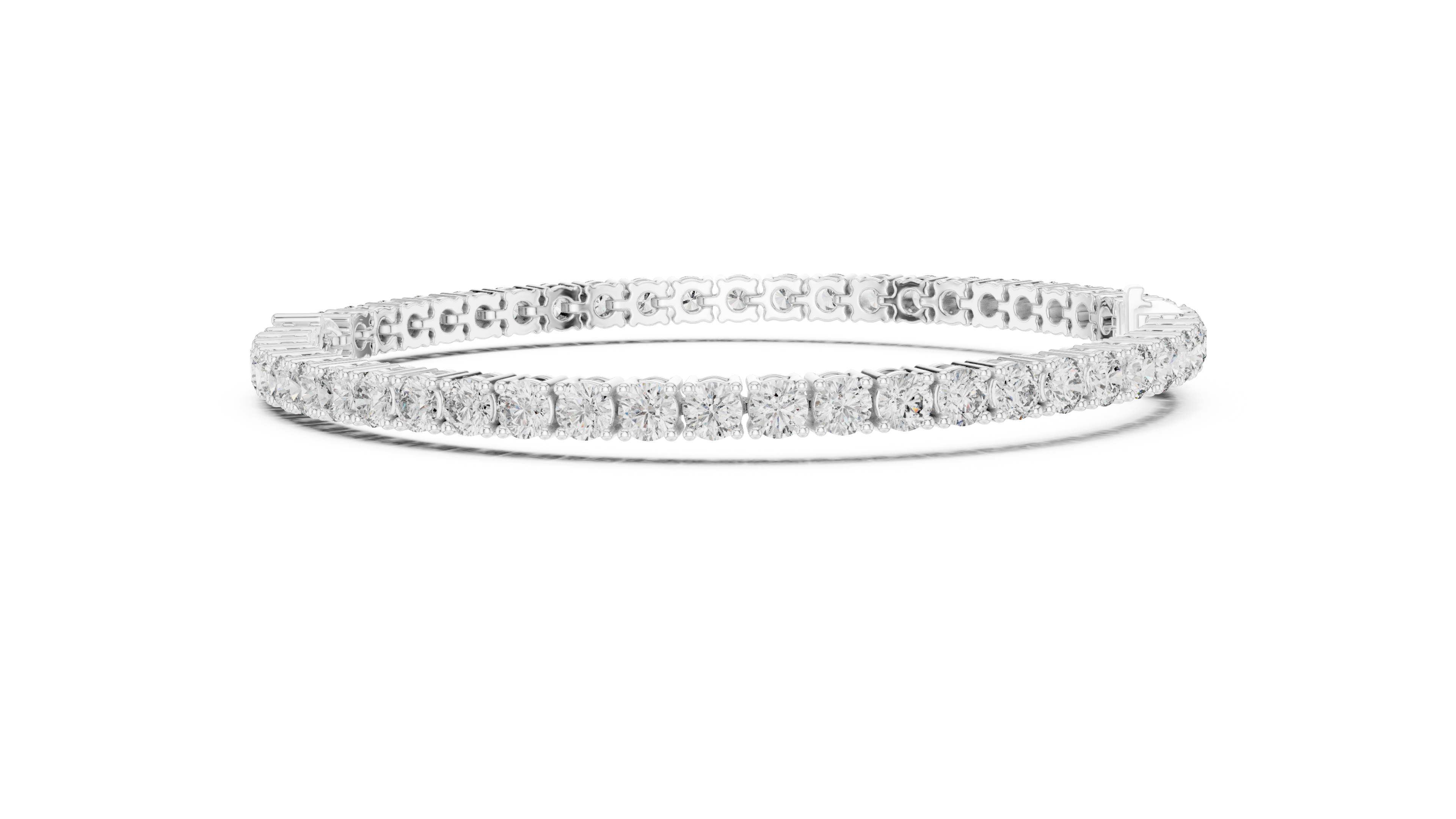 Pear-Shaped Center Diamond Tennis Bracelet