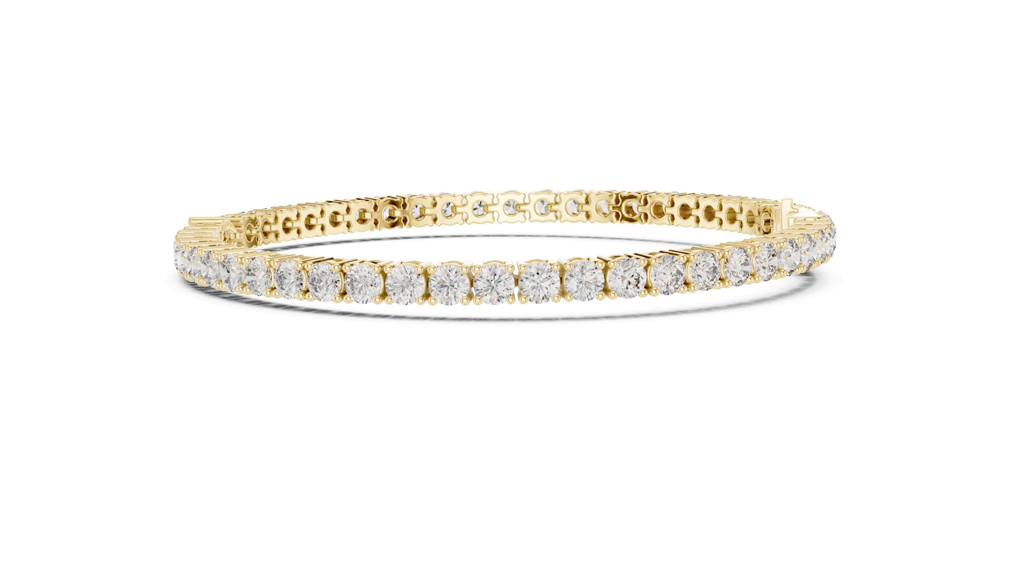 Pear-Shaped Center Diamond Tennis Bracelet