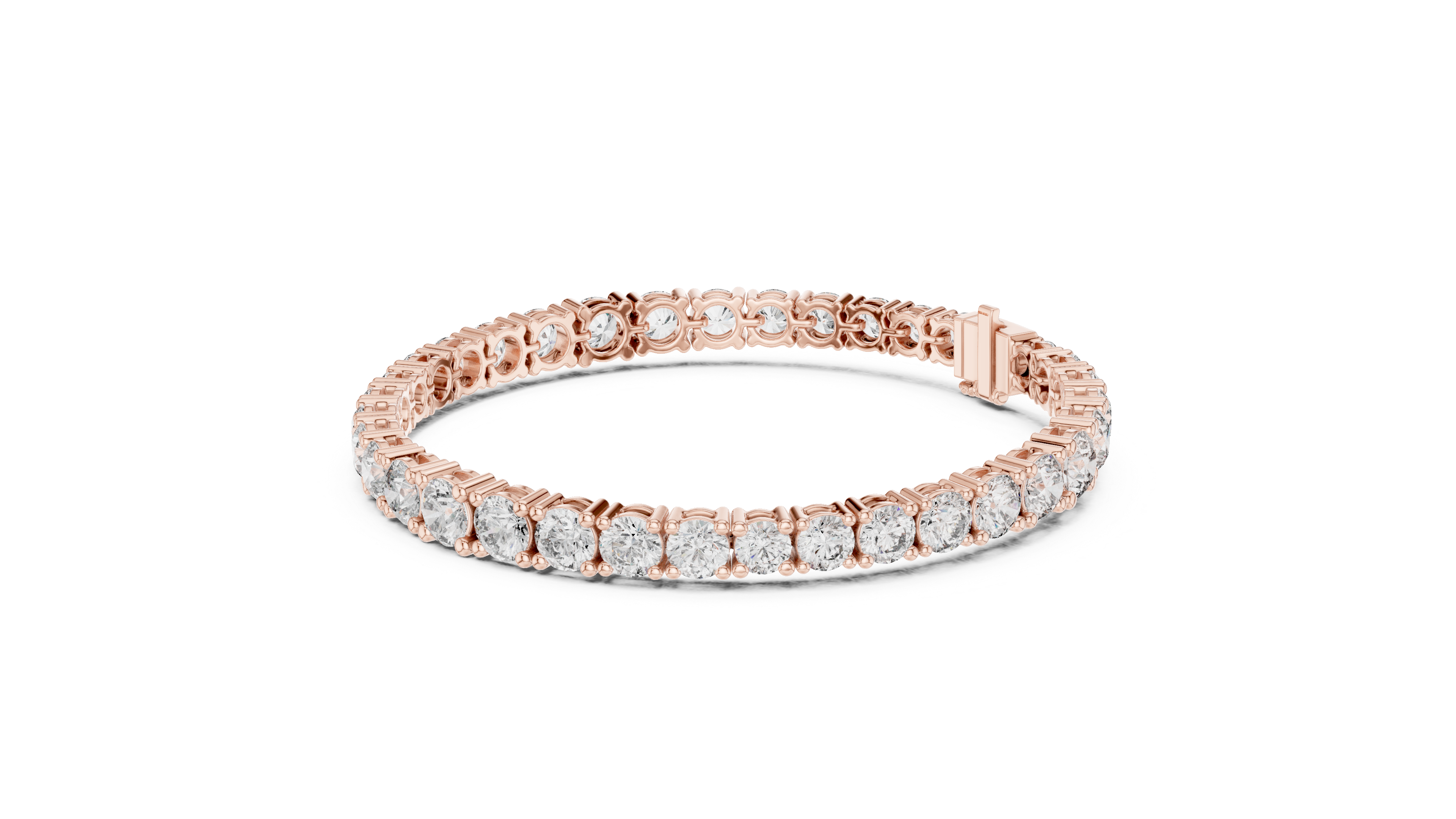 Diamond Tennis Bracelet with Prong Setting